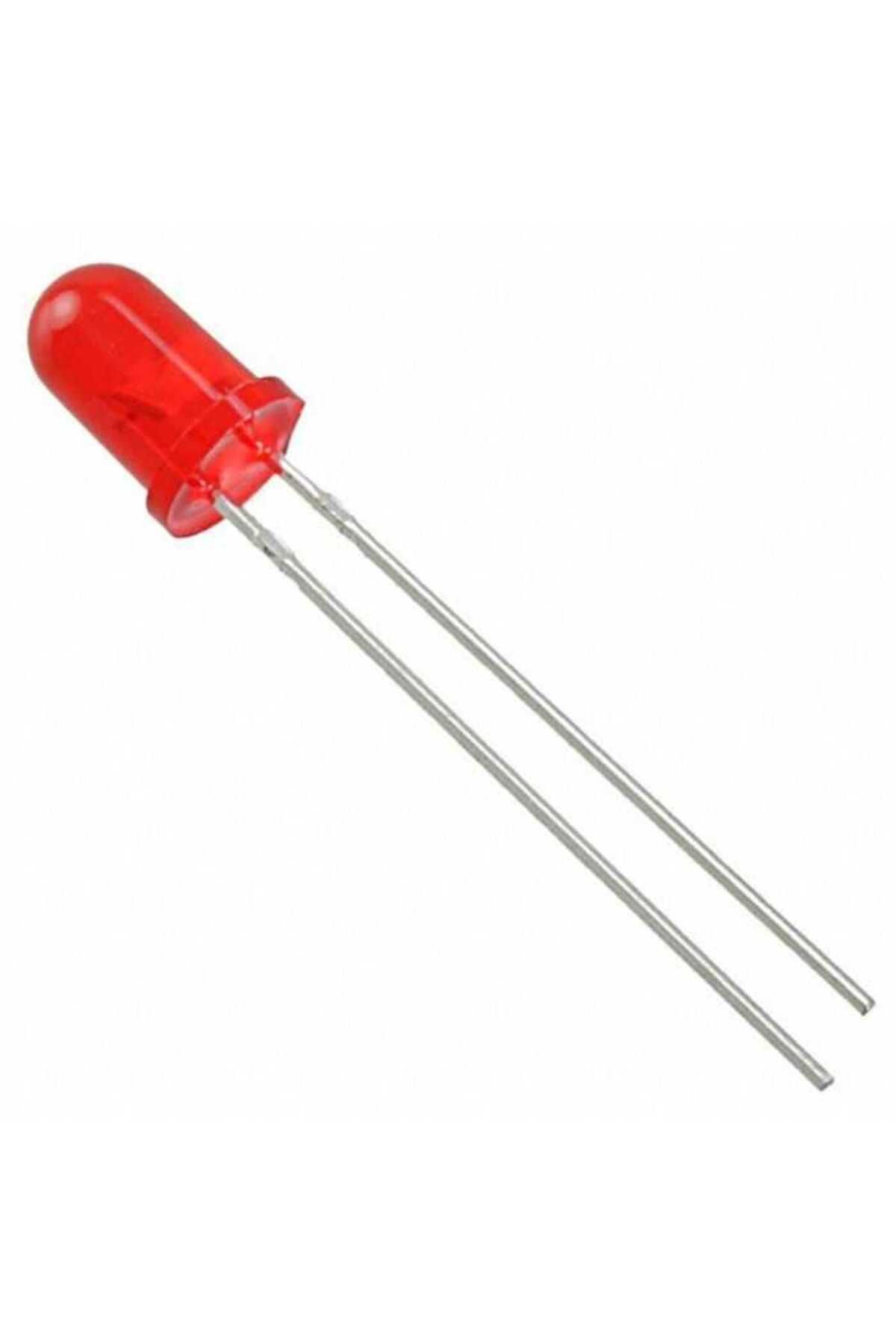 OEM Led 5mm Rosu 3-5v Cu Clipire Parte Frontala Convex Optosupply - One Size