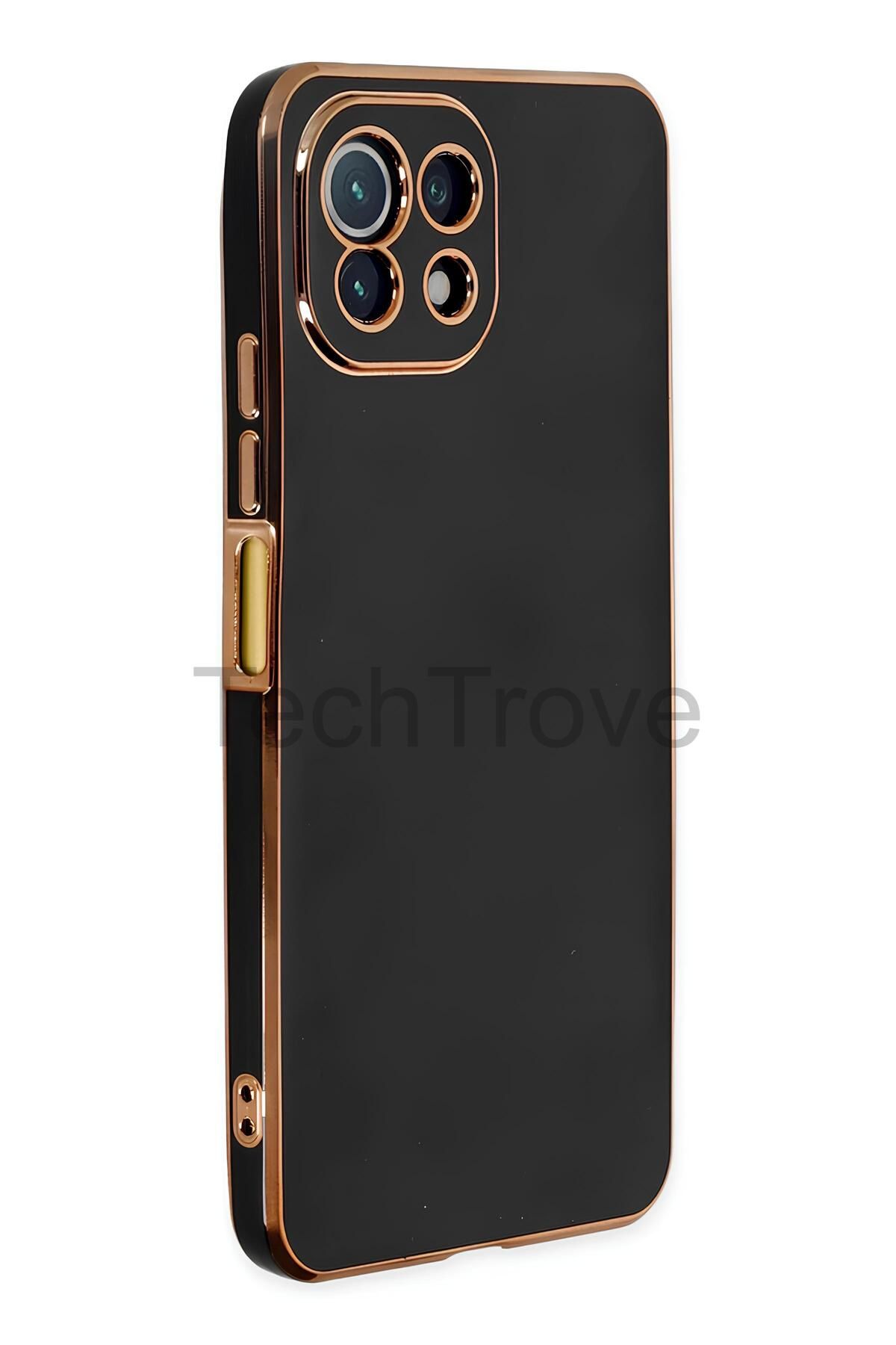 TechTrove Xiaomi Mİ 11 Lite Kılıf Parlak Tasrım Kamera Korumalı Ultra Yumuşak Esnek A+ Kalite Kapak
