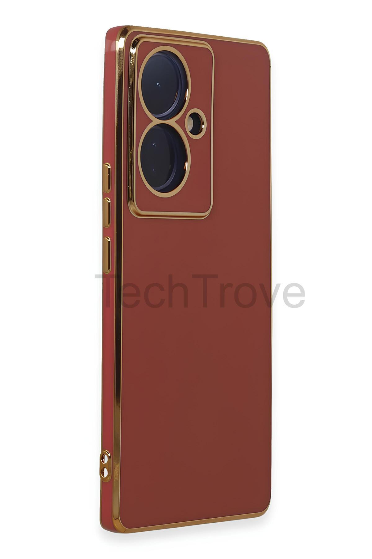 TechTrove Vivo V29 Lite Kılıf Parlak Tasrım Kamera Korumalı Ultra Yumuşak Esnek A+ Kalite Kapak
