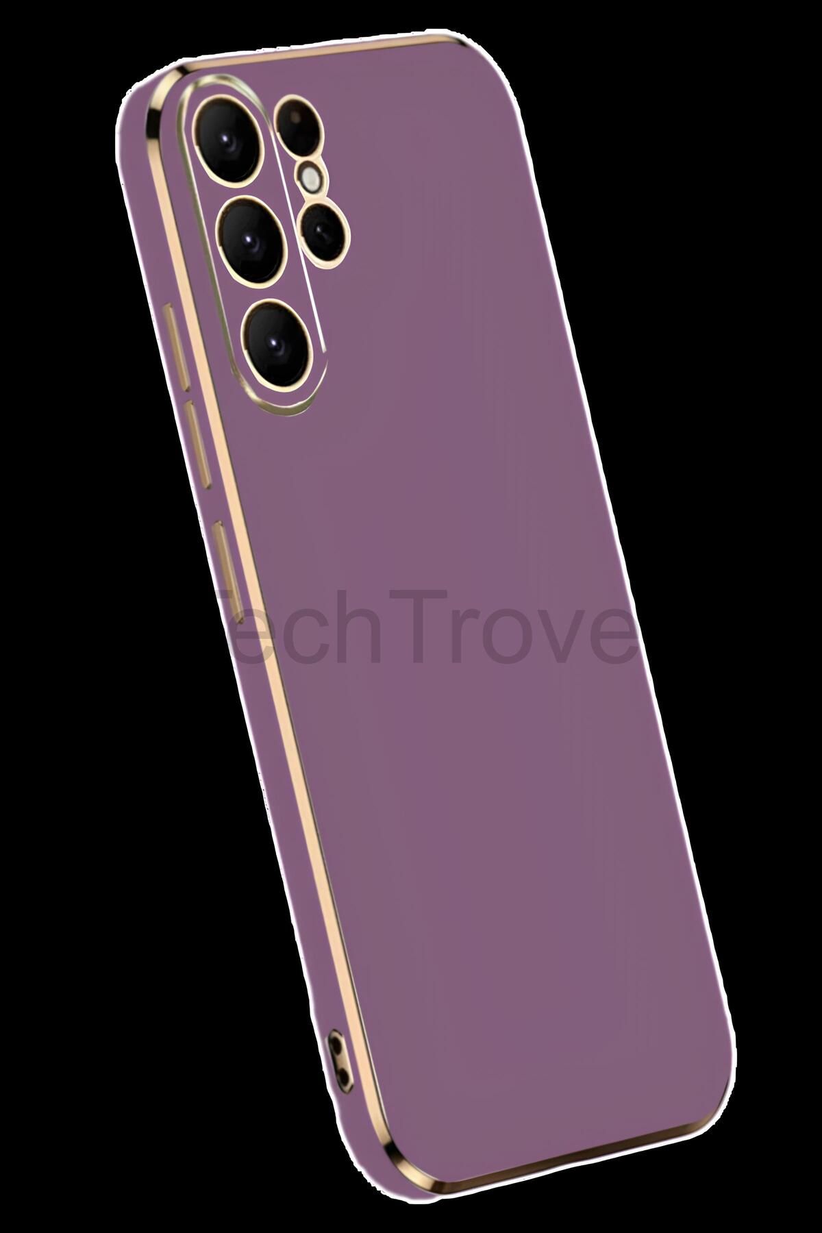 TechTrove Samsung Galaxy S24 Ultra Kılıf Parlak Tasrım Kamera Korumalı Ultra Yumuşak Esnek A+ Kalite Kapak