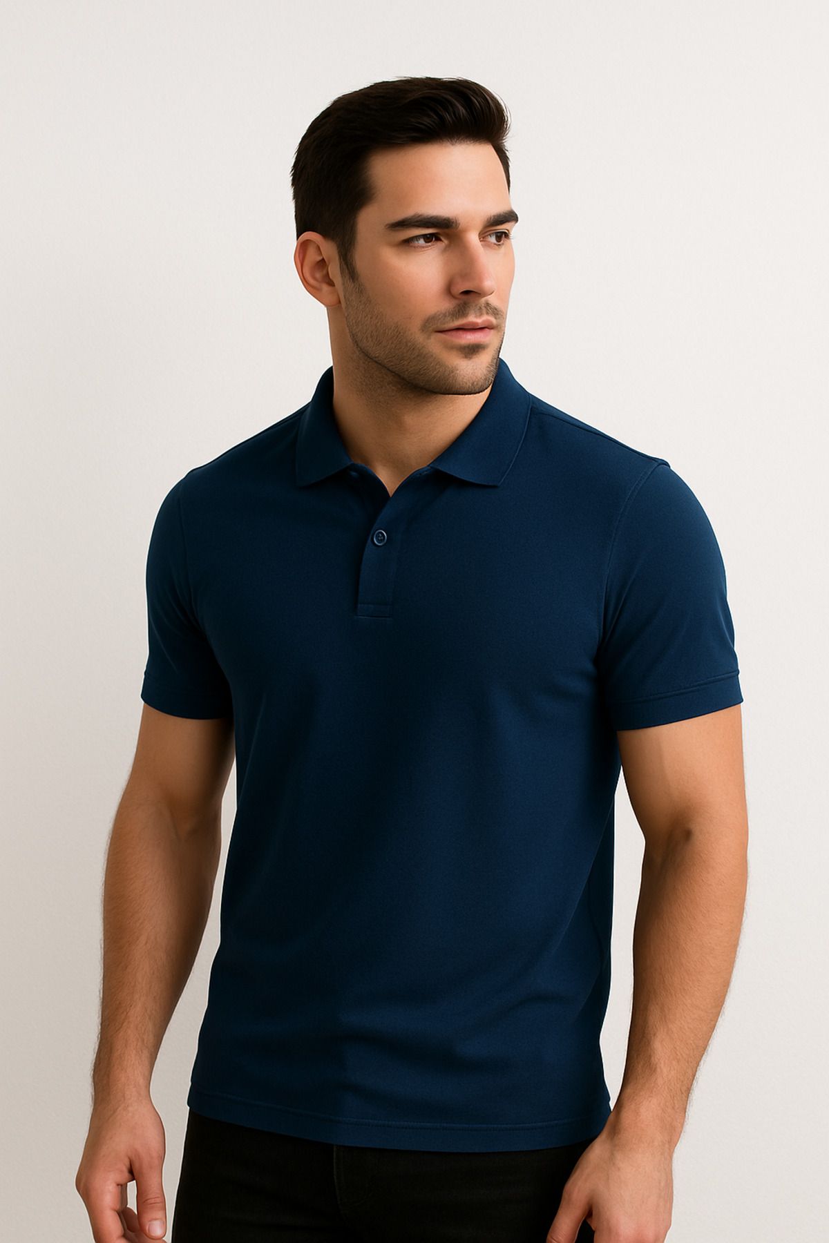 LC Waikiki Organik Pamuklu Basıc Erkek Polo Yaka T-Shirt