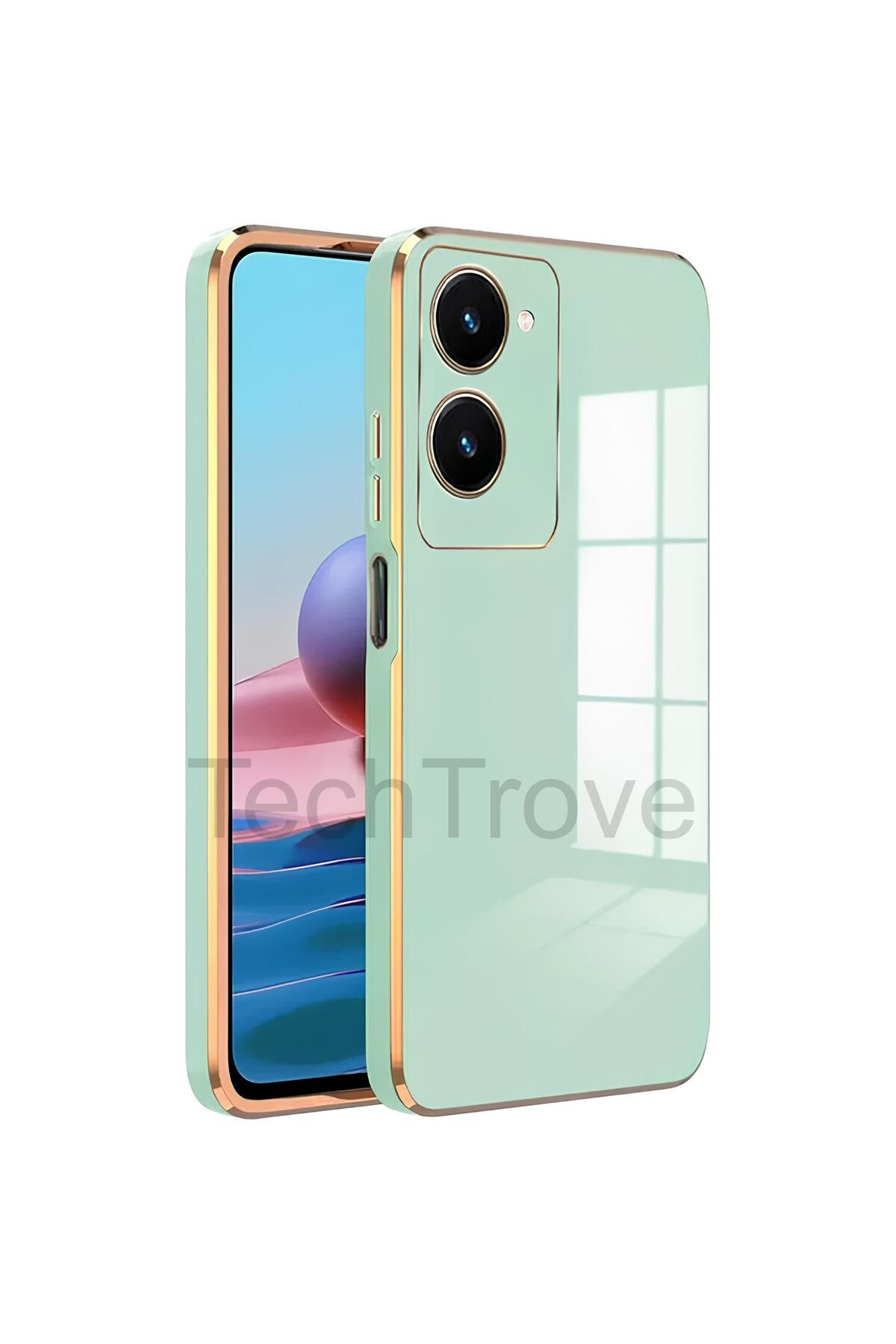 TechTrove Vivo Y18 Kılıf Parlak Tasrım Kamera Korumalı Ultra Yumuşak Esnek A+ Kalite Kapak