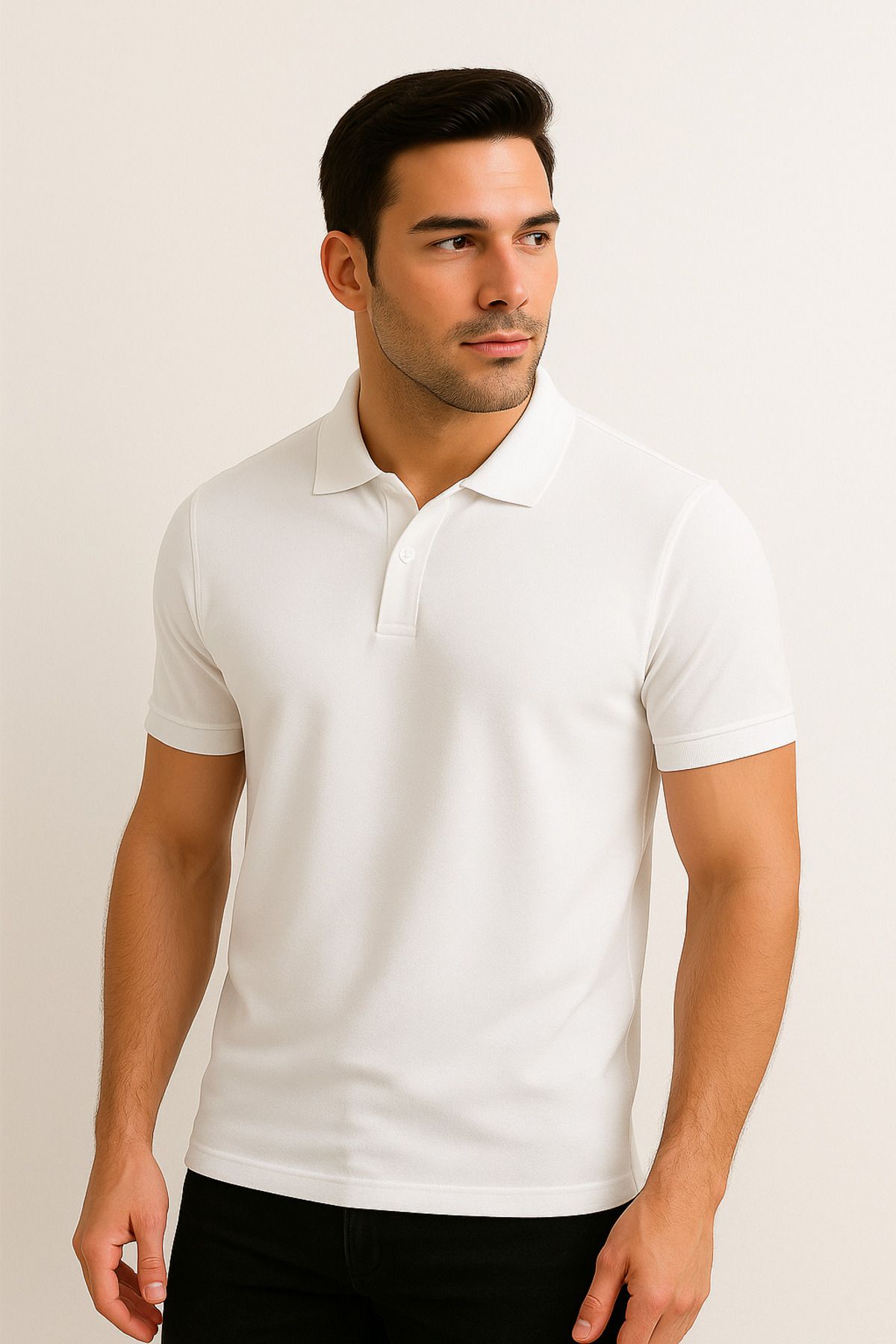 LC Waikiki Organik Pamuklu Basıc Erkek Polo Yaka T-Shirt