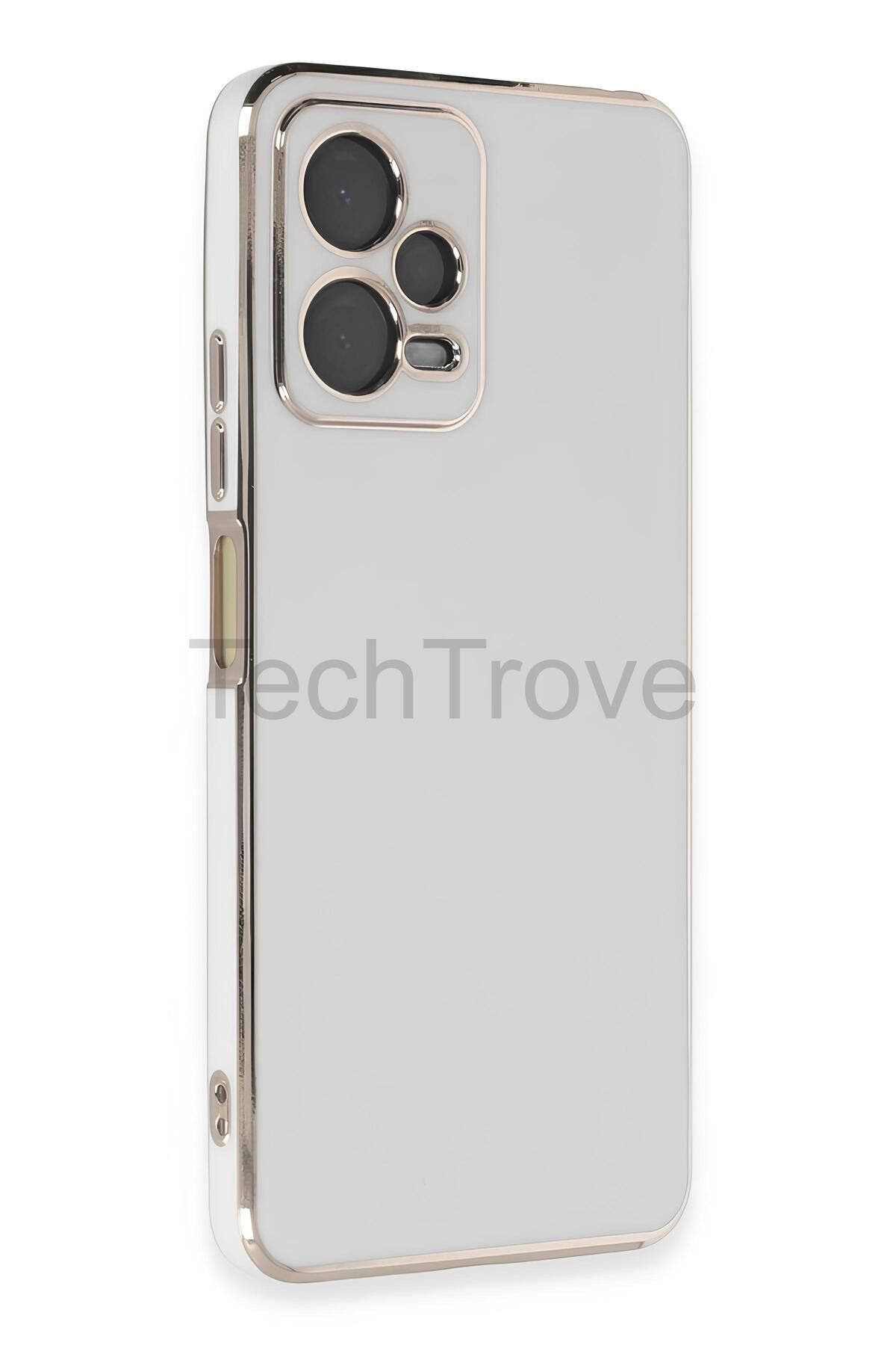 TechTrove Xiaomi Redmi Note 12 5G Kılıf Parlak Tasrım Kamera Korumalı Ultra Yumuşak Esnek A+ Kalite Kapak