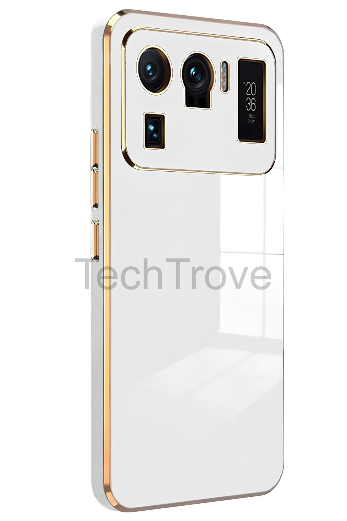 TechTrove Xiaomi Mi 11 Ultra Kılıf Parlak Tasrım Kamera Korumalı Ultra Yumuşak Esnek A+ Kalite Kapak