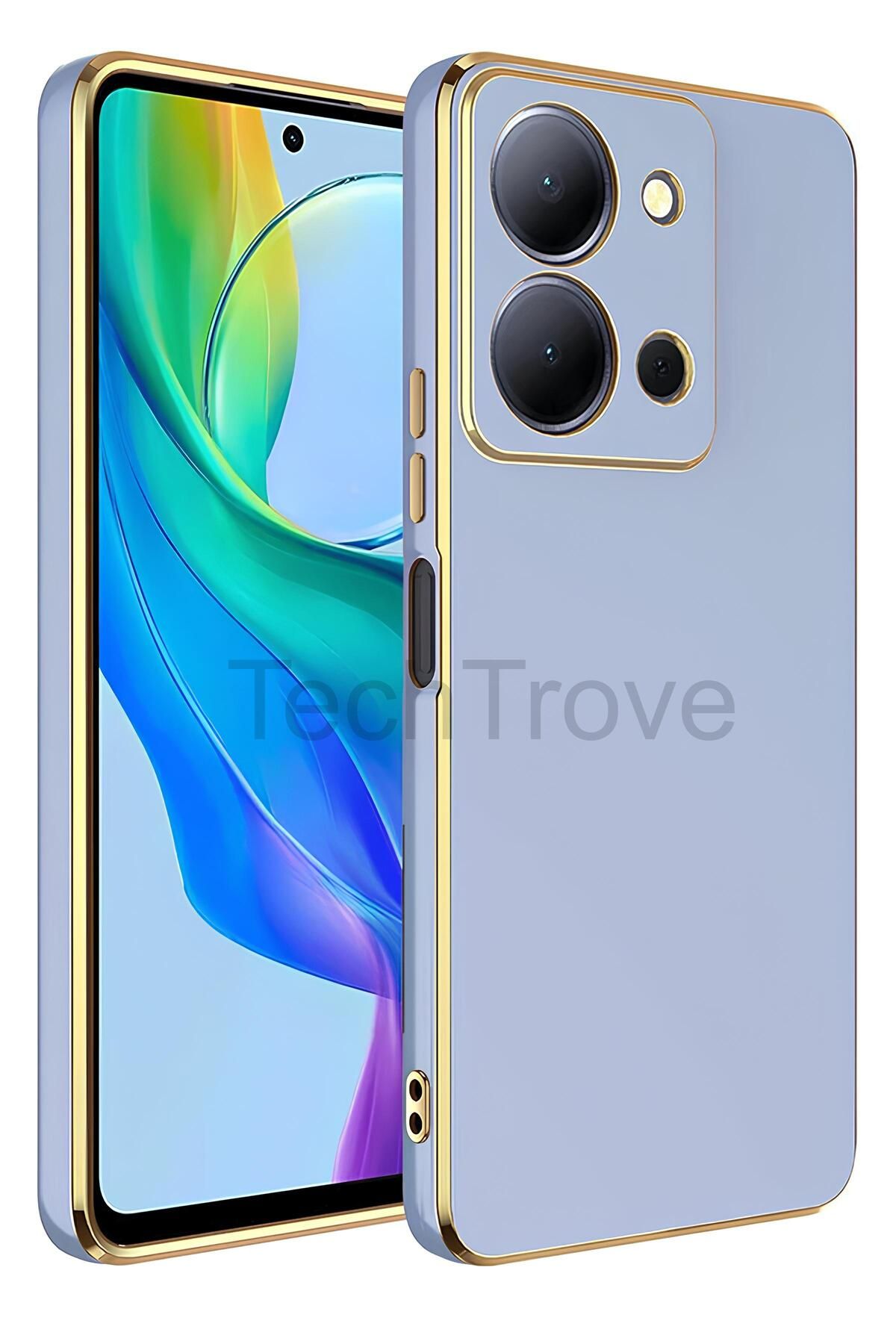 TechTrove Vivo Y36 Kılıf Parlak Tasrım Kamera Korumalı Ultra Yumuşak Esnek A+ Kalite Kapak