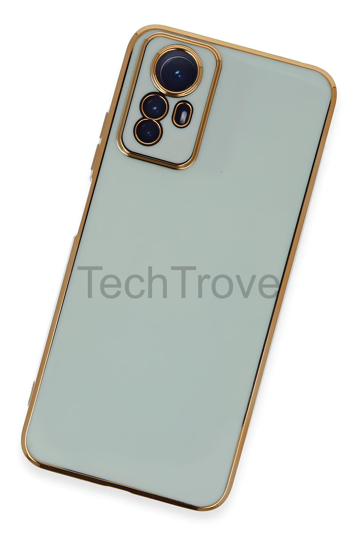 TechTrove Xiaomi Redmi Note 12S Kılıf Parlak Tasrım Kamera Korumalı Ultra Yumuşak Esnek A+ Kalite Kapak