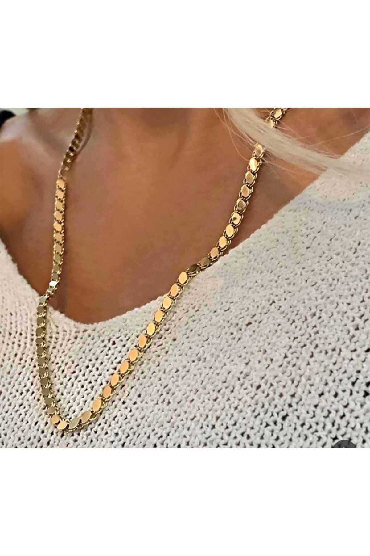 İNİTİUM VIP Paslanmaz Çelik Gold Arpa Model Kolye