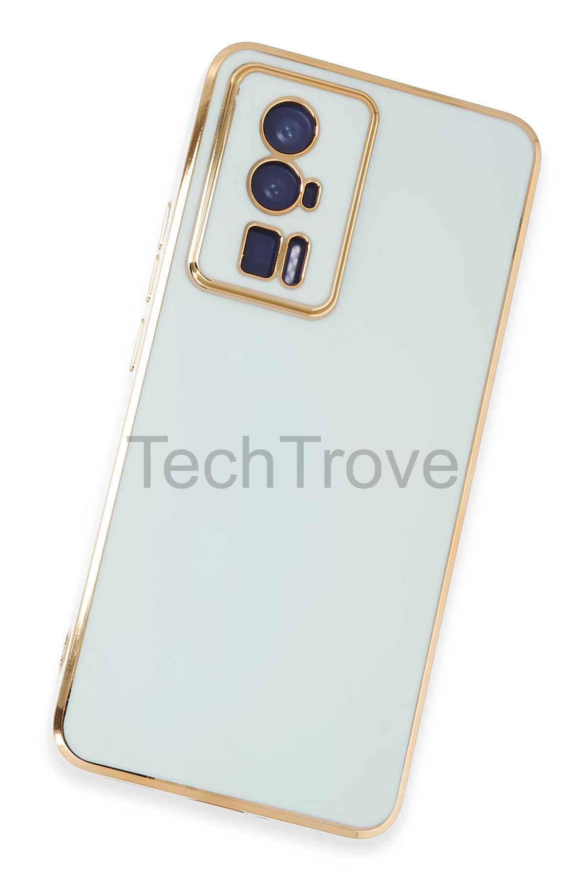TechTrove Xiaomi Poco F5 Pro Kılıf Parlak Tasrım Kamera Korumalı Ultra Yumuşak Esnek A+ Kalite Kapak