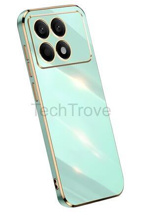 TechTrove Poco X6 Pro Kılıf Parlak Tasarım Kamera Korumalı Ultra Yumuşak Esne...