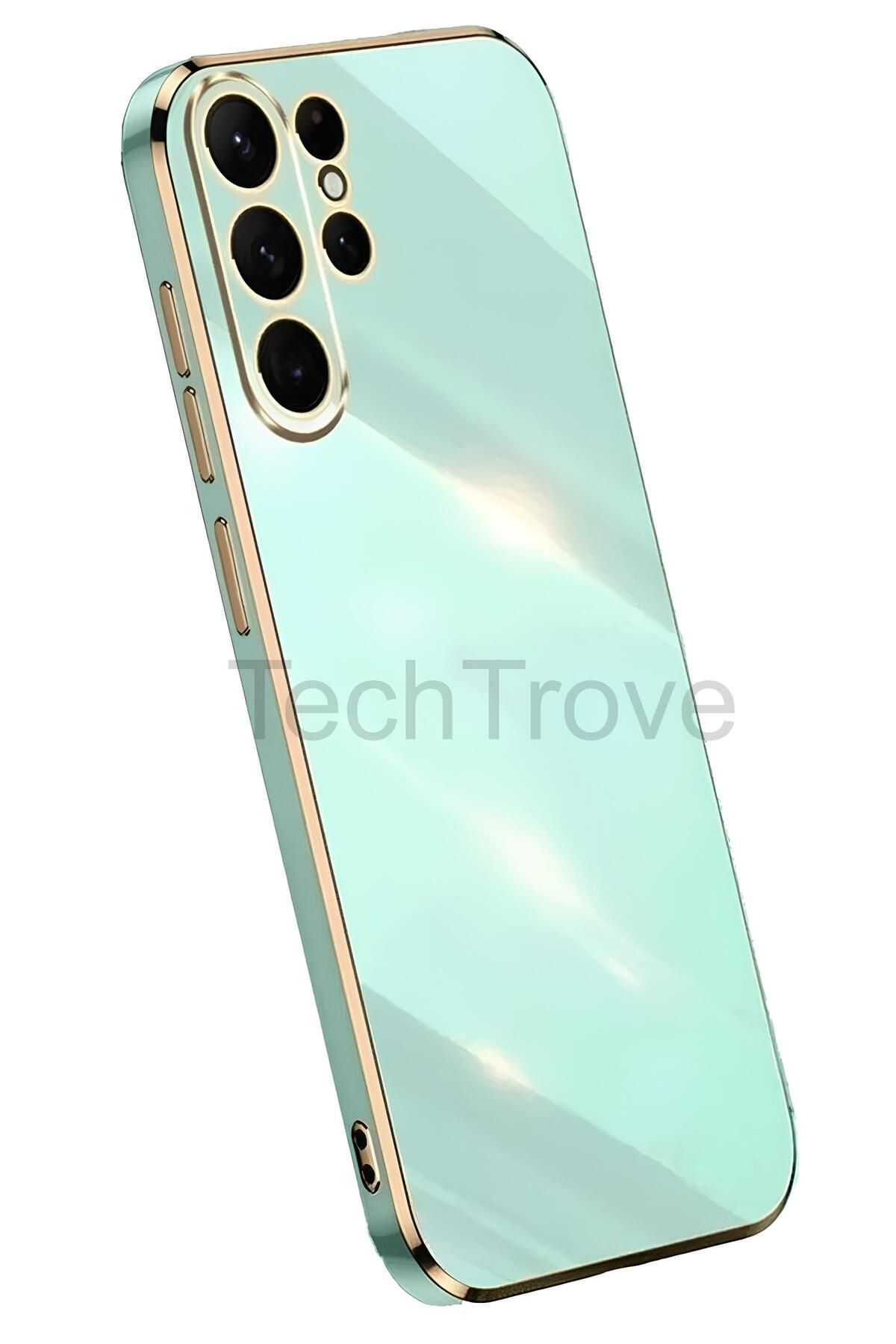 TechTrove Samsung Galaxy S25 Ultra Kılıf Parlak Tasrım Kamera Korumalı Ultra Yumuşak Esnek A+ Kalite Kapak