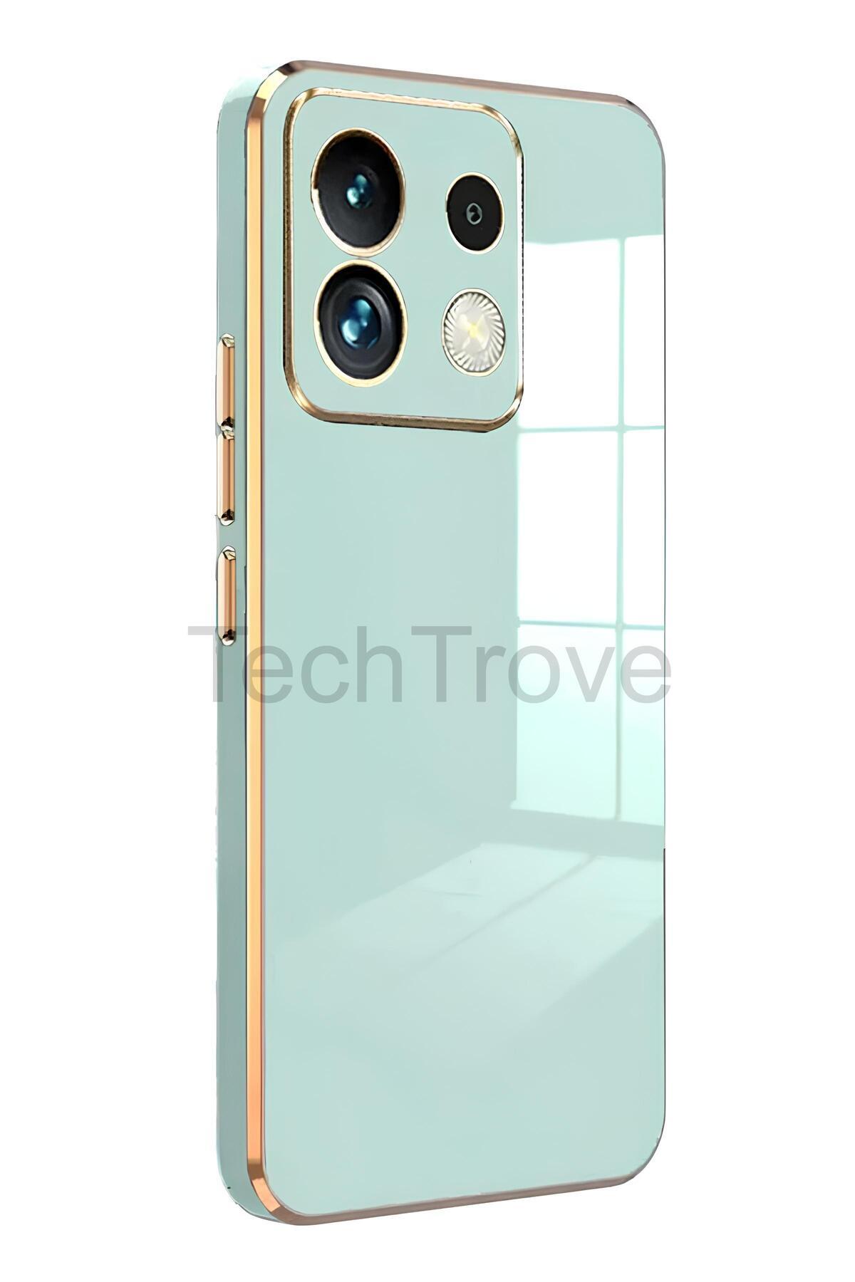 TechTrove Xiaomi Poco M6 Pro 4G Kılıf Parlak Tasrım Kamera Korumalı Ultra Yumuşak Esnek A+ Kalite Kapak