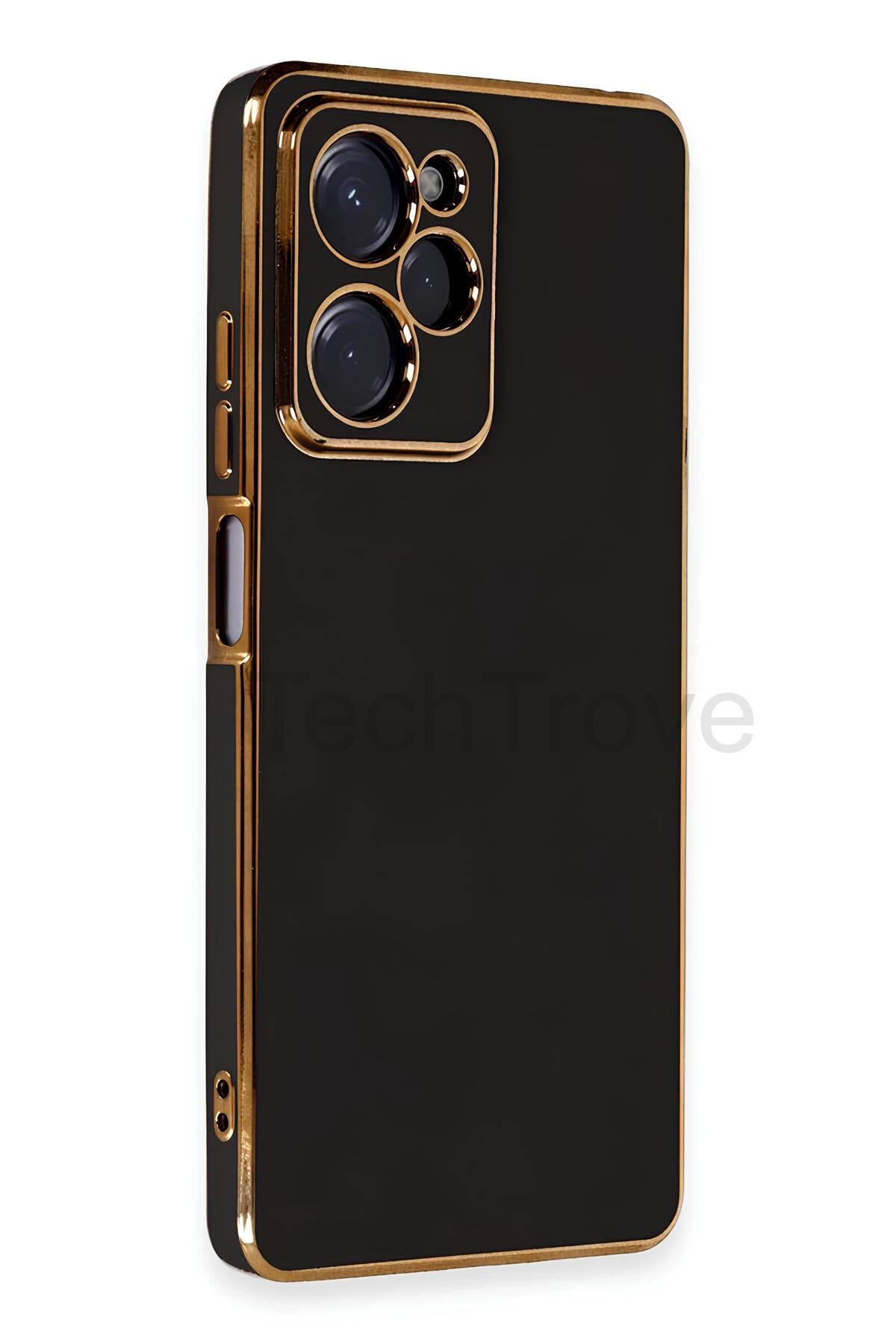 TechTrove Xiaomi Poco X5 Pro 5G Kılıf Parlak Tasrım Kamera Korumalı Ultra Yumuşak Esnek A+ Kalite Kapak