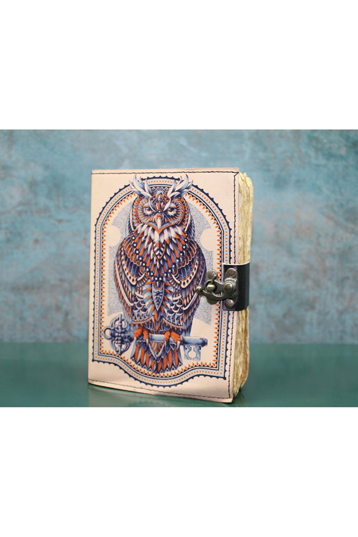 Livenda Shop Baykuşlu Deri Defter