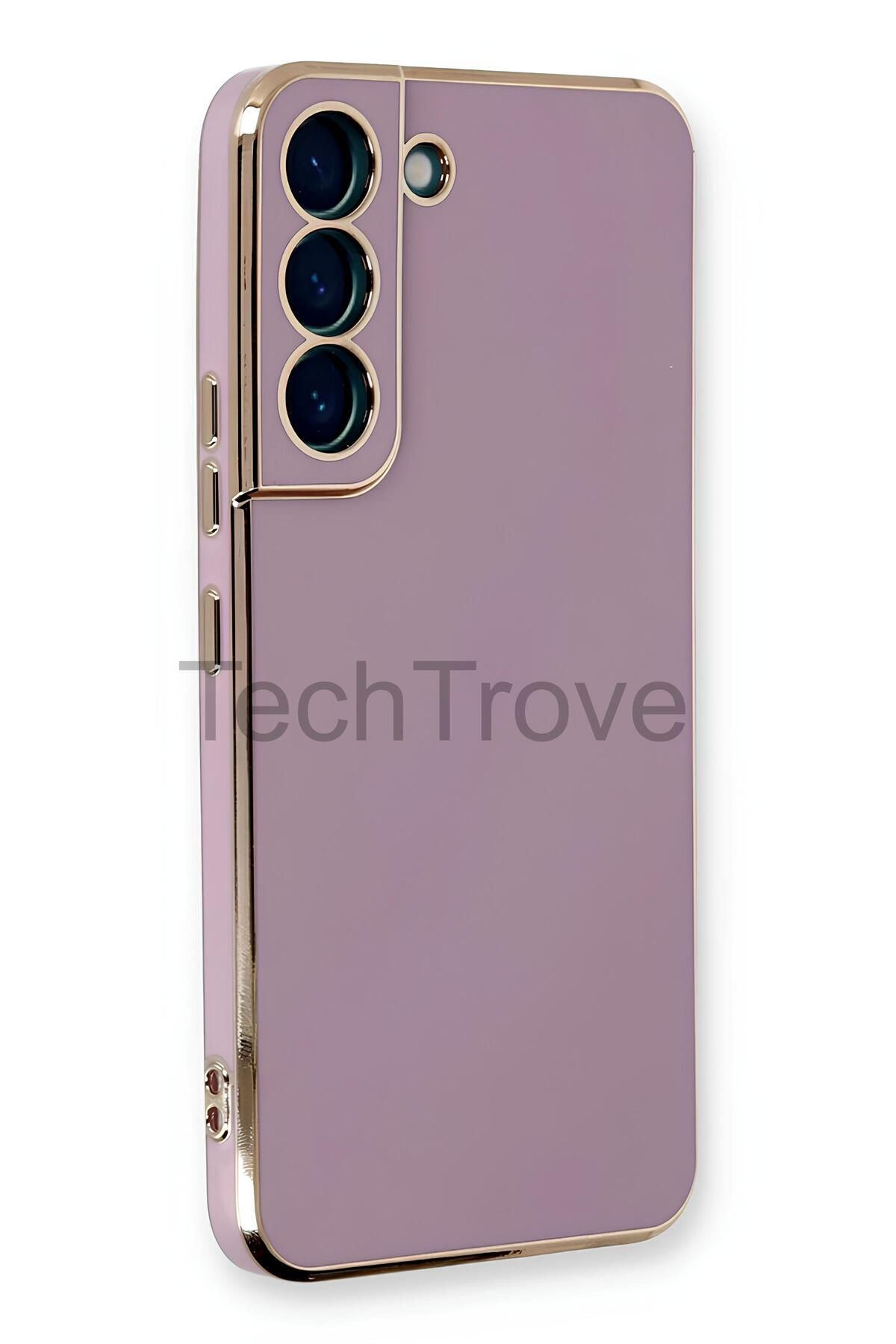 TechTrove Samsung Galaxy S21 FE Kılıf Parlak Tasrım Kamera Korumalı Ultra Yumuşak Esnek A+ Kalite Kapak