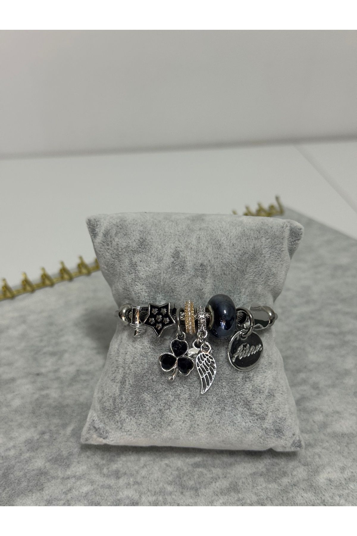 XUPING JEWELRY 18K charmlı Çelik bileklik kararmaz paslanmaz