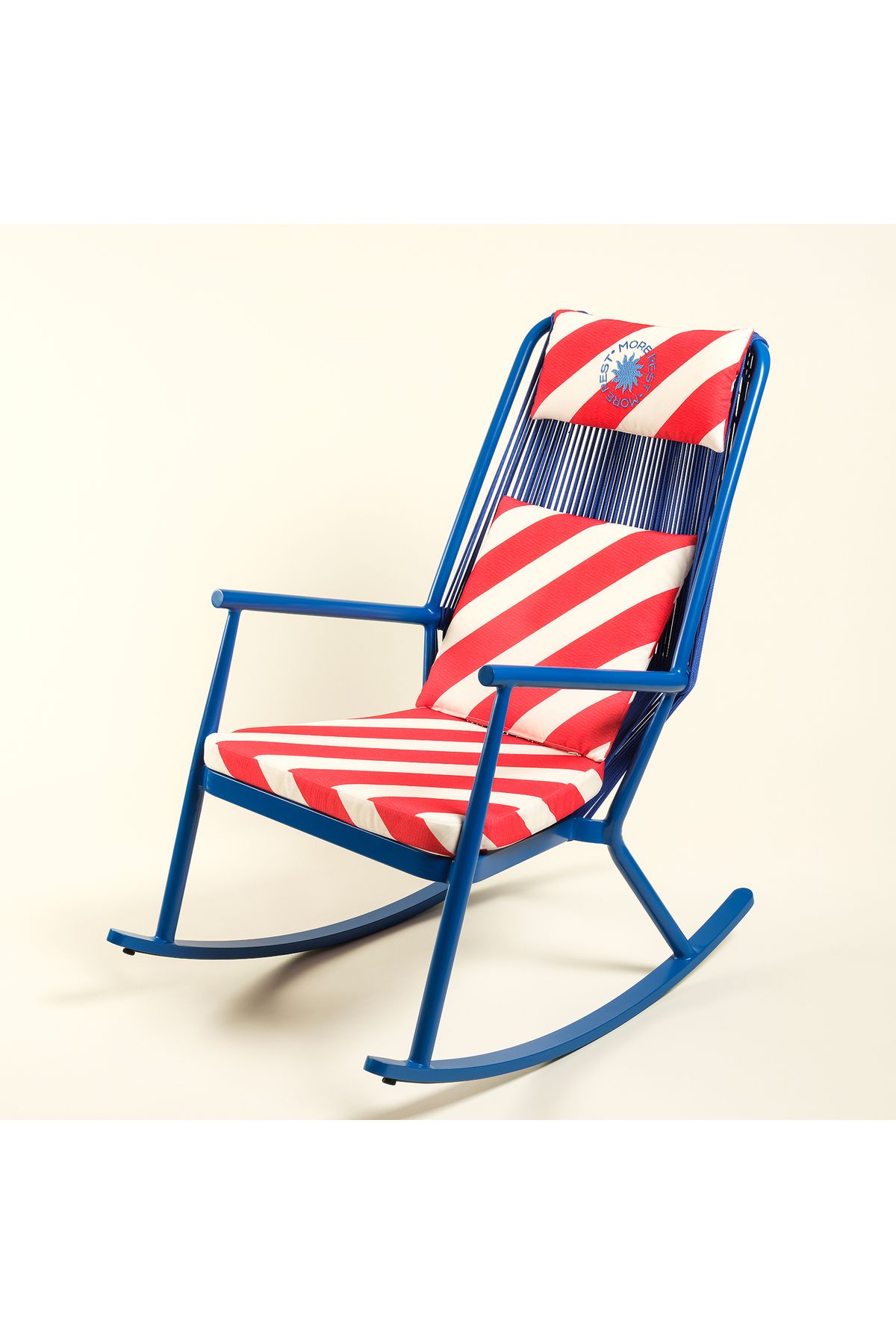 Zsa Zsa Zsu Como Alumınyum / Outdoor Fabrıc Polyester Sandalye 63x112x94 Cm Kırmızı