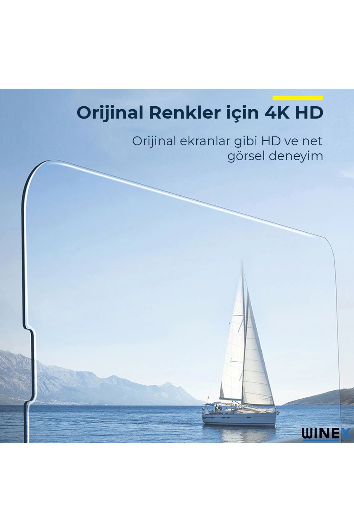 Winex Mobile-Samsung Galaxy A90 5g Cut Screen Protector Skin with Front Case Only 7