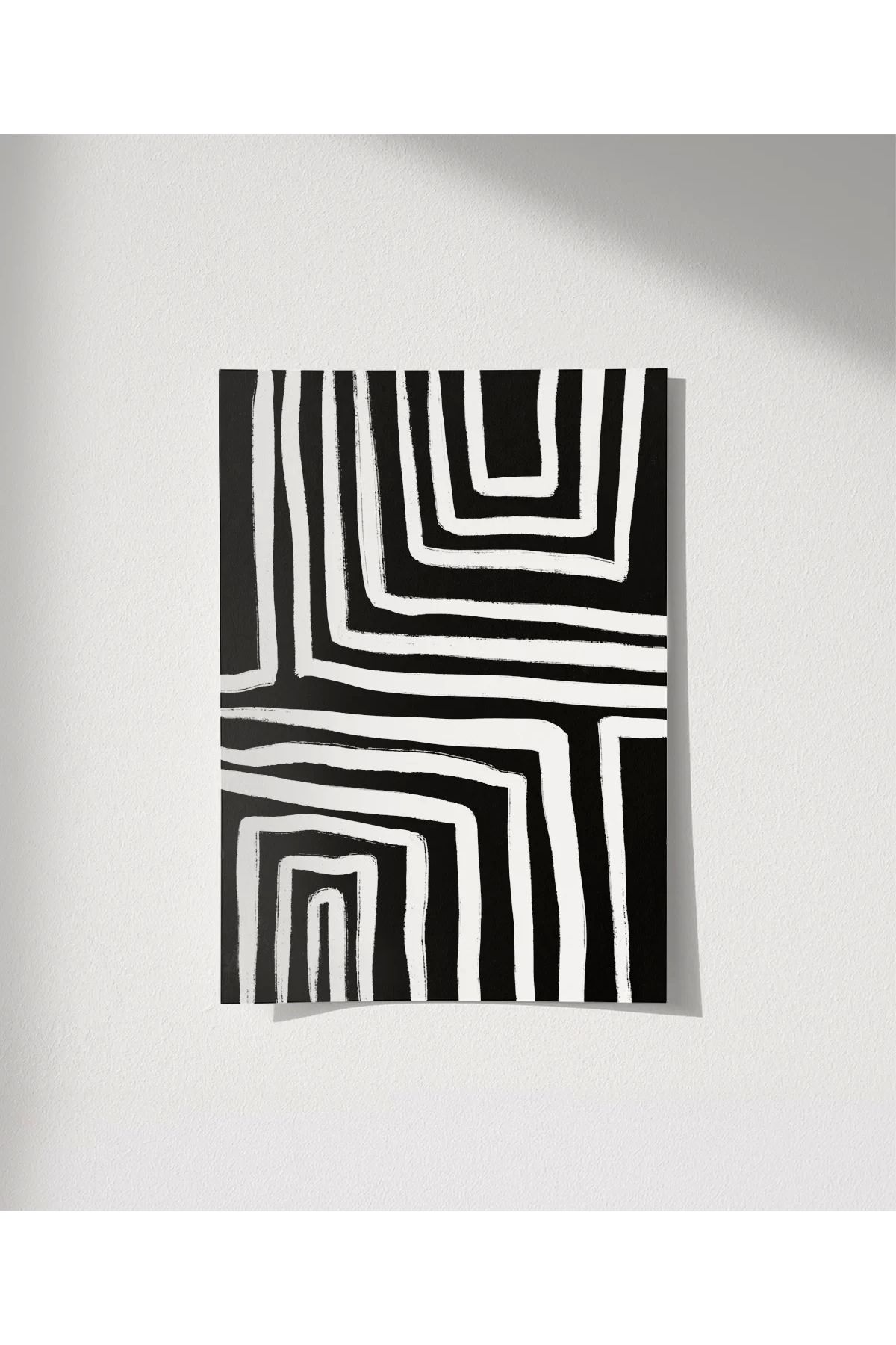 VOGLOO Çerçevesiz Poster Geometrik Soyut Sanat