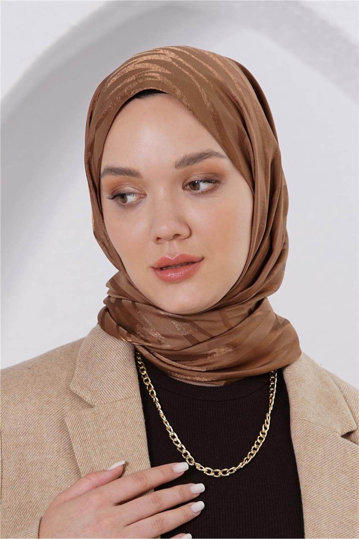Loryan FLOŞ JAKAR ZEBRA AÇIK KAHVE ŞAL