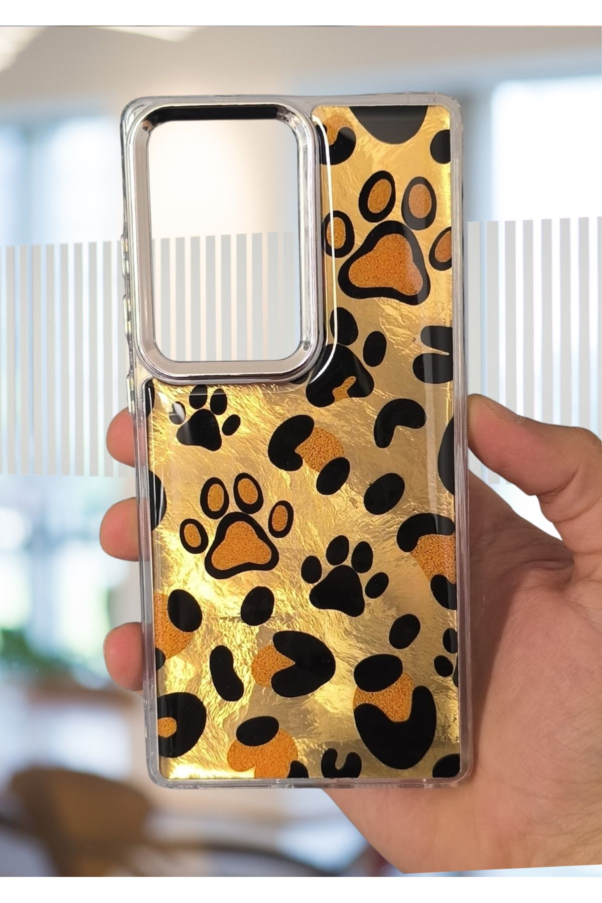 BCASE Samsung S24 Ultra Leopar Desenli Kılıf