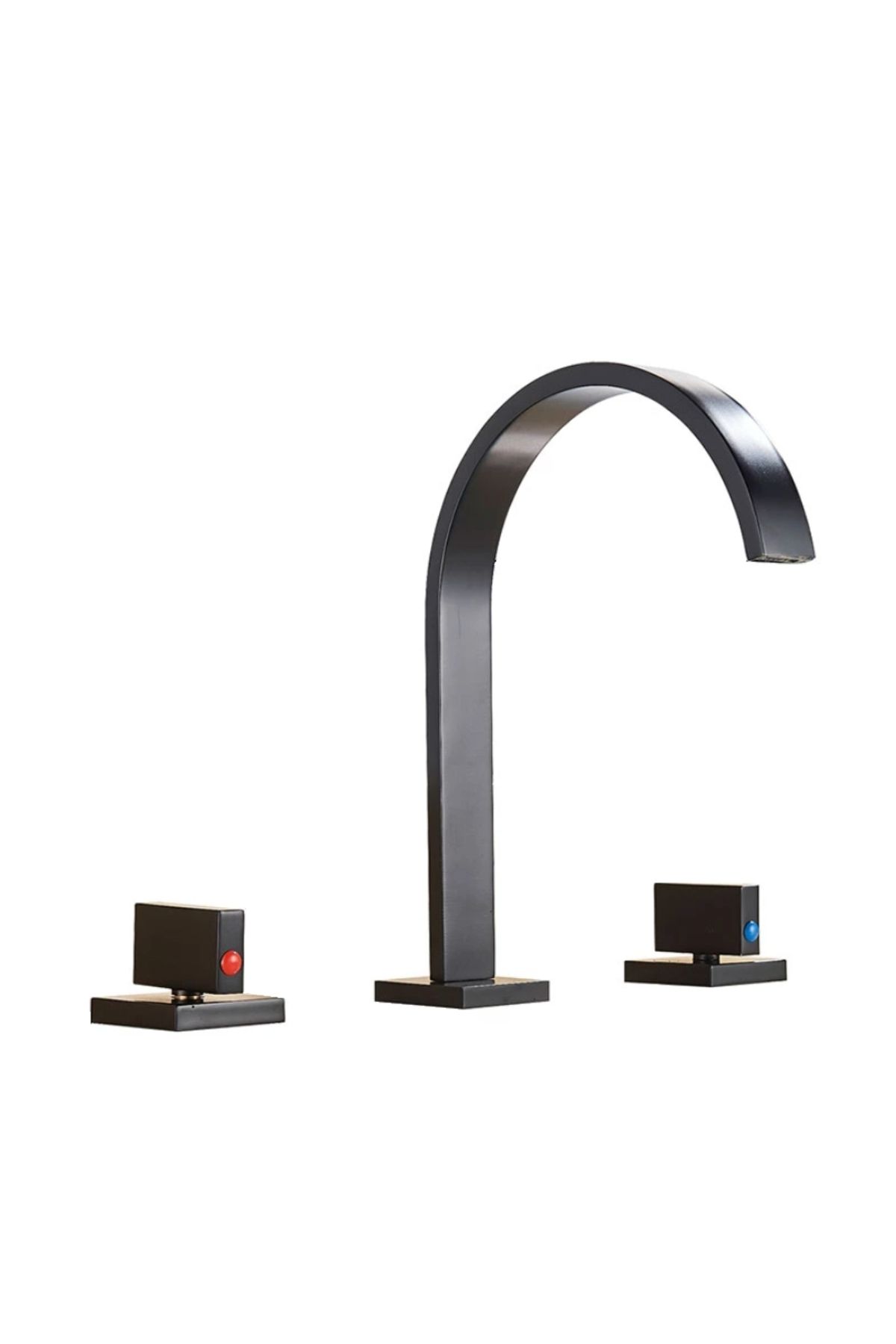 Blackswan Design Baterie Chiuveta Baie, Blackswan, Tip M58, Model Negru Mat, Dimensiune 23.5 Cm - One Size