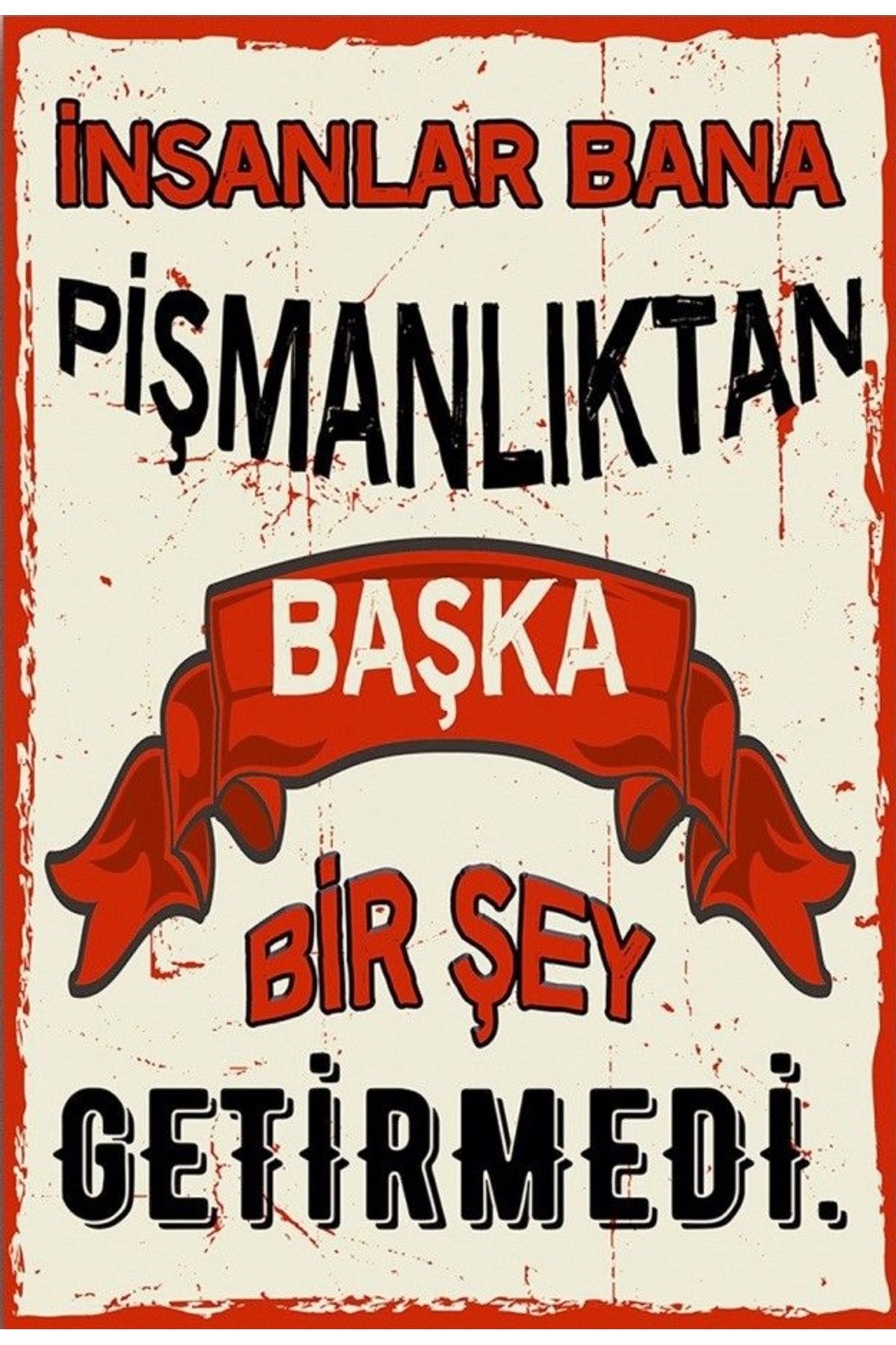 Altunpars Ahşap Üzeri Canlı Anlamlı Sözler Baskısı