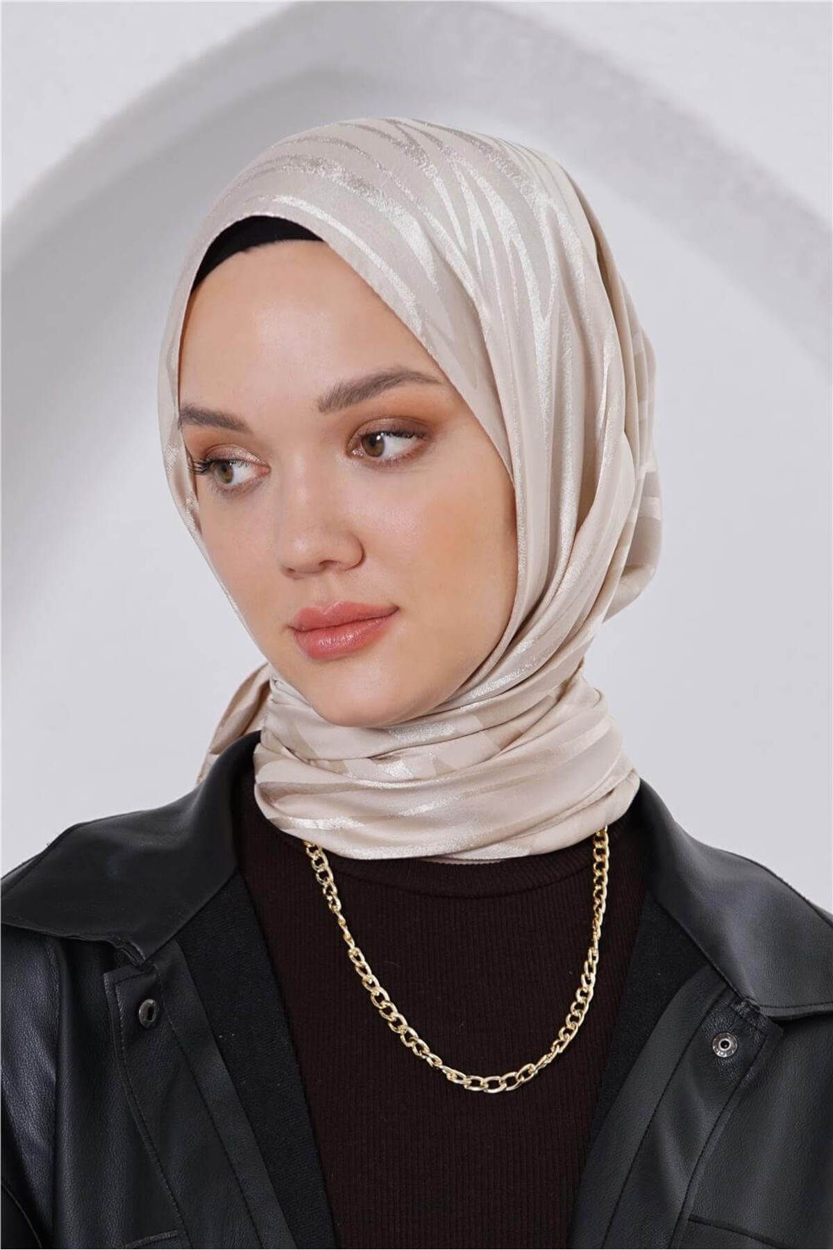 Loryan FLOŞ JAKAR ZEBRA KEMİK ŞAL