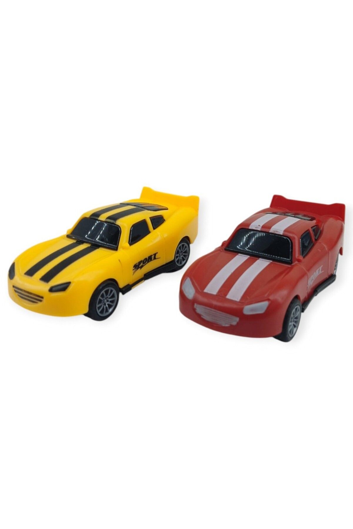 bam's Çek Bırak Nascar Arabası 10.5 Cm - BP-035-SARI/KIRMIZI (Lisinya)