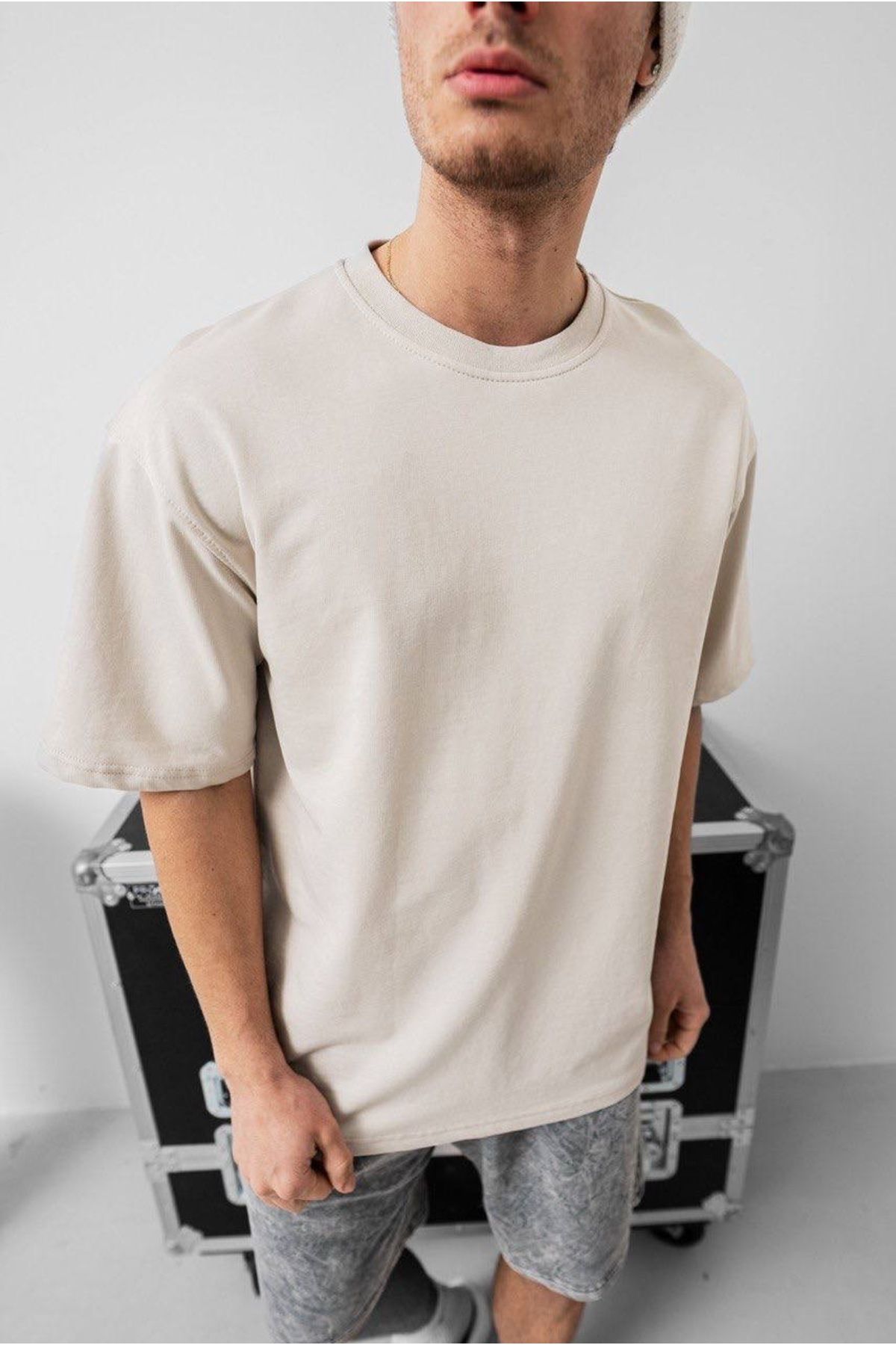 MİELA STORE Pamuklu Unisex Oversize T-Shirt