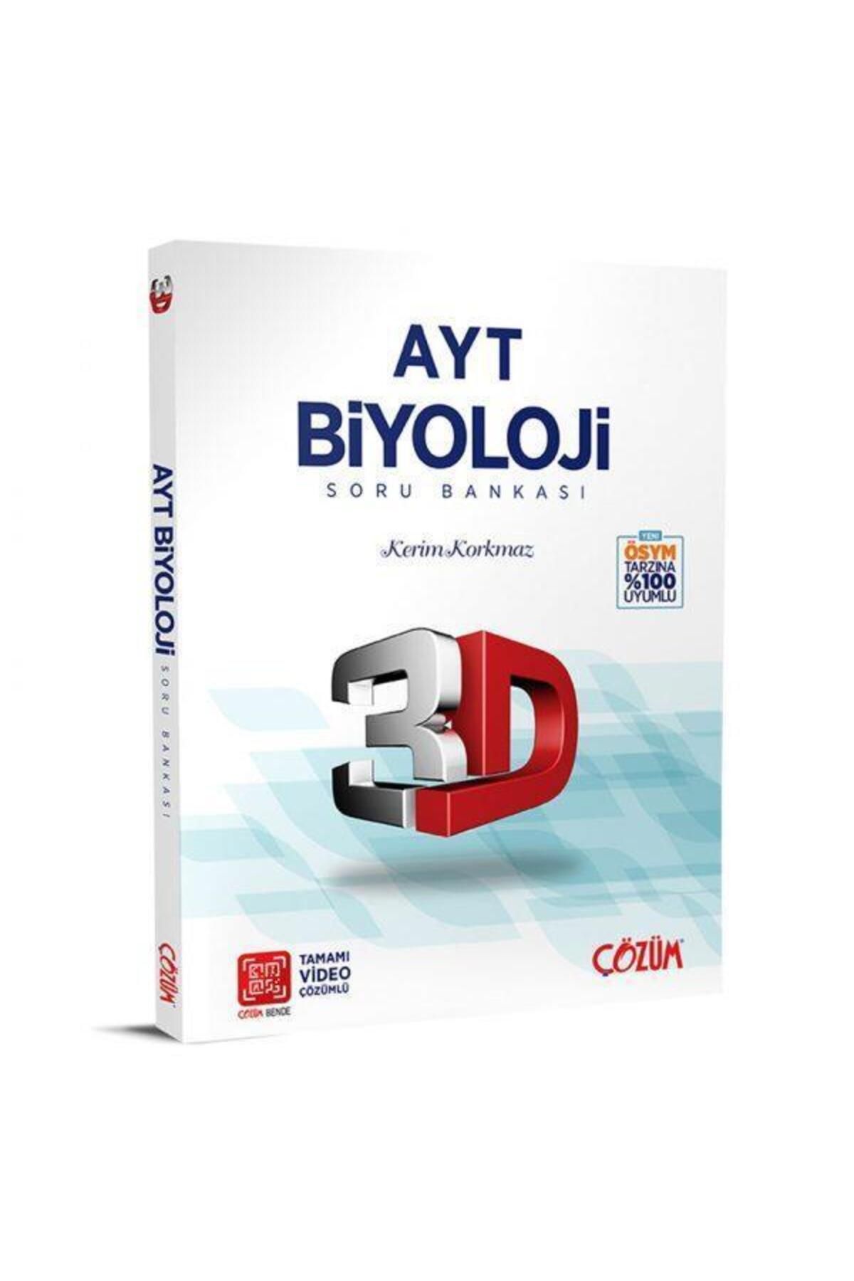 Ankara Kitap Merkezi AYT 3D Biyoloji Tamamı Video Çözümlü Soru Bankası 3D Yayınları