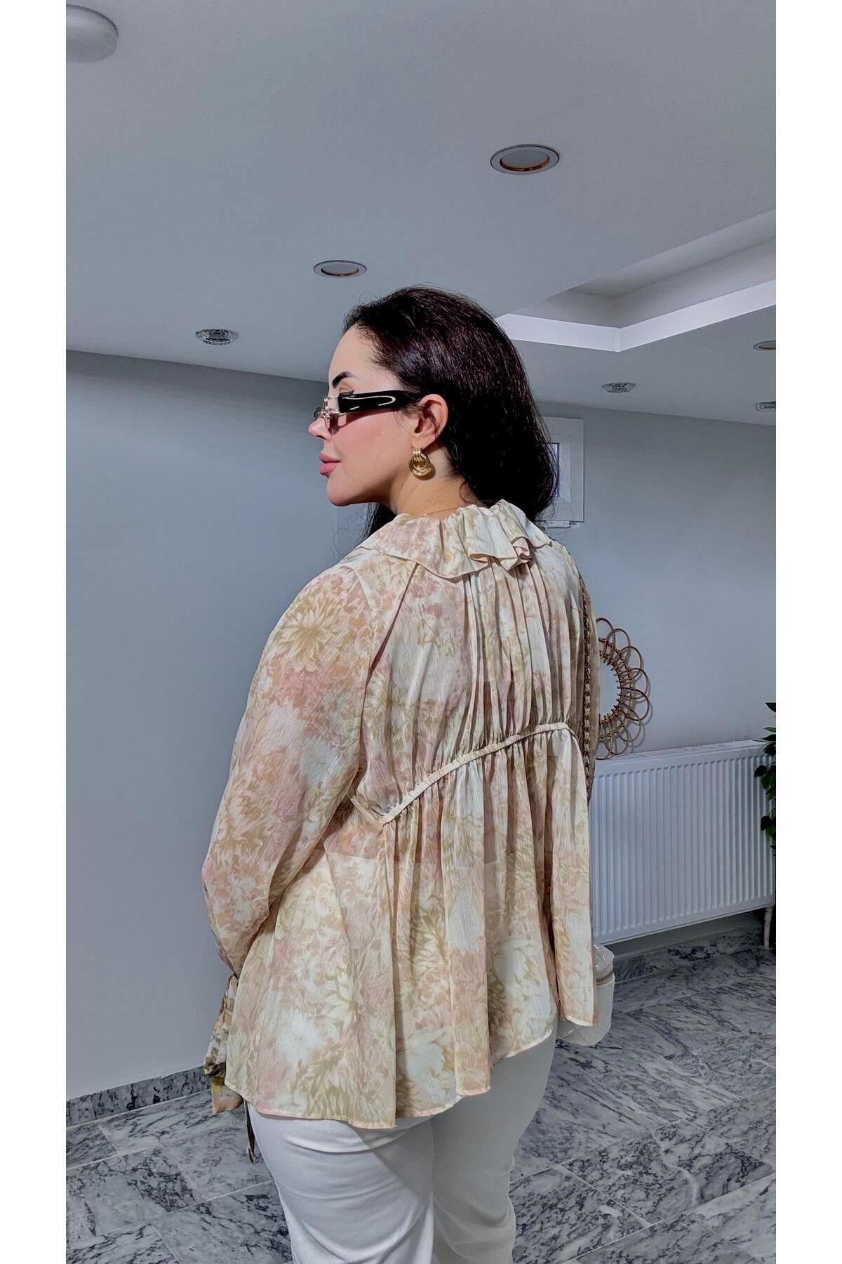 MODA koton kumaş salaş kesim gömlek