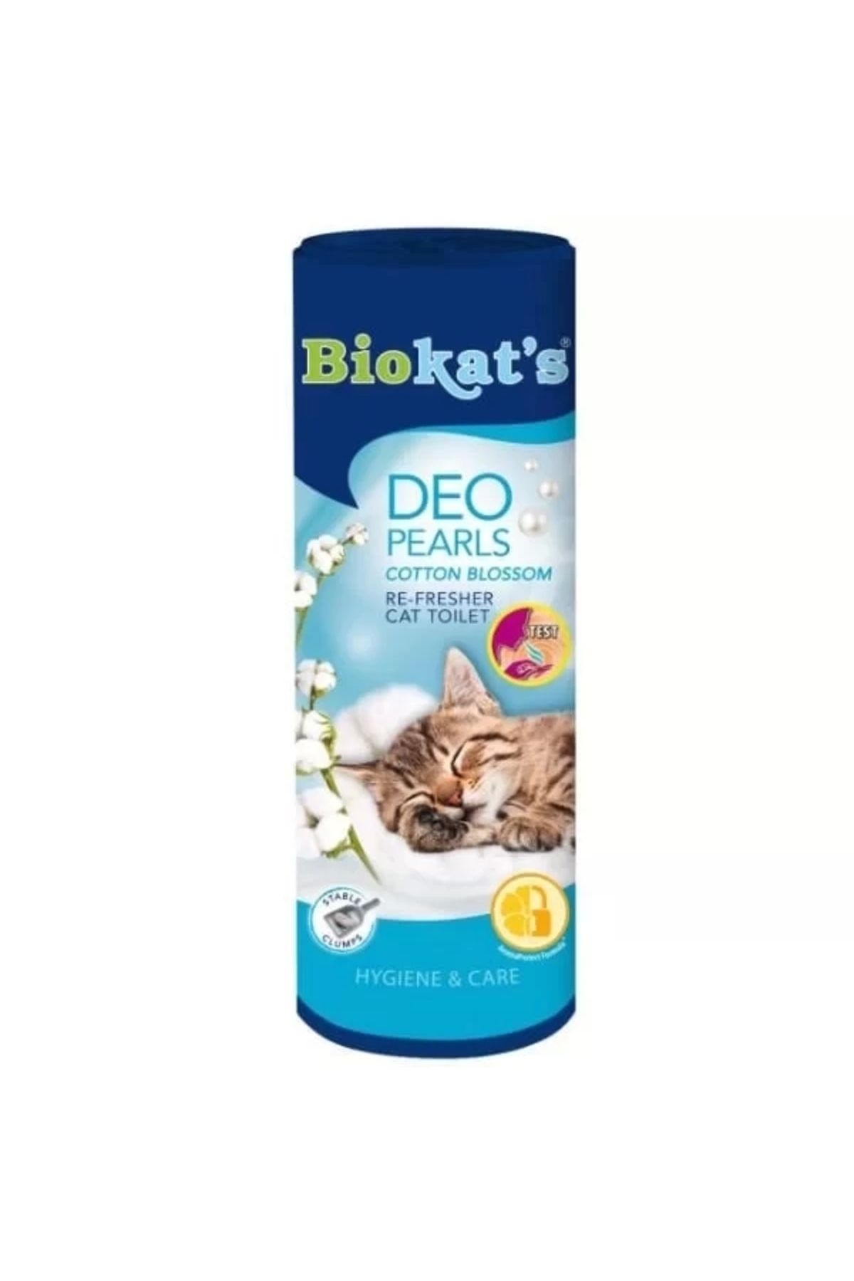 Biokats Deo Pearls Kedi Kumu Parfümü Çiçek Kokulu 700 Gr