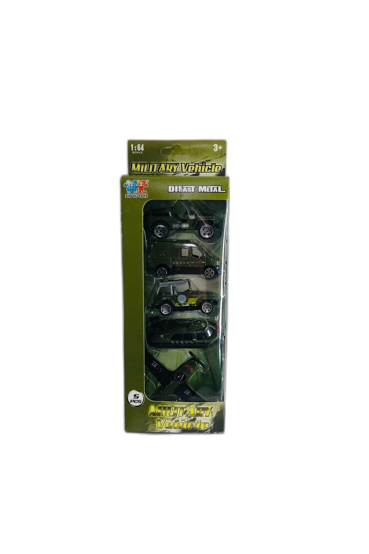 Gigi Askeri Uçak Ambulans Bot Mini Metal Araçlar 5li Set