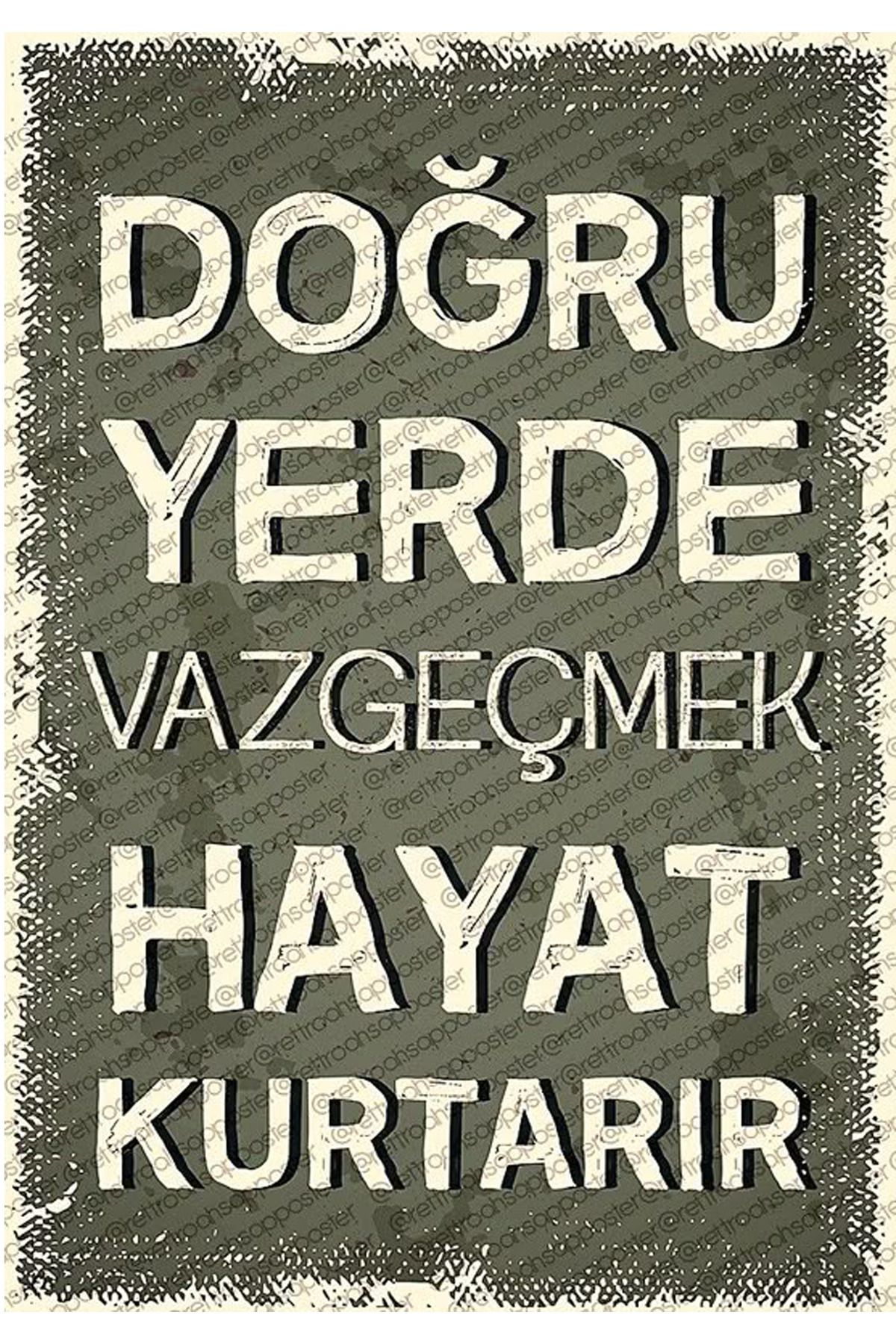 Altunpars Ahşap Üzeri Canlı Anlamlı Sözler Baskısı Doğru Yer!