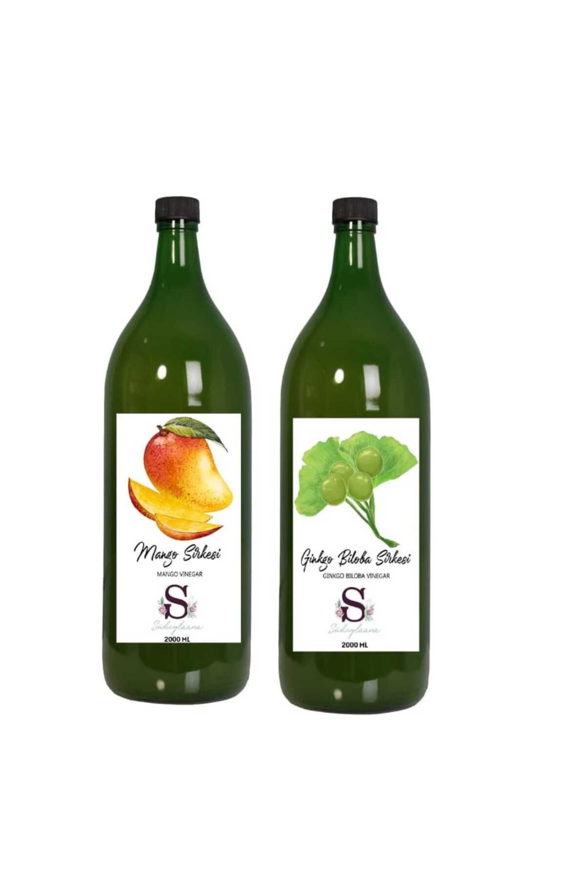 Süheylaana Doğal Mango Sirkesi 2000 Ml - Doğal Ginkgo Biloba Sirkesi 2000 Ml