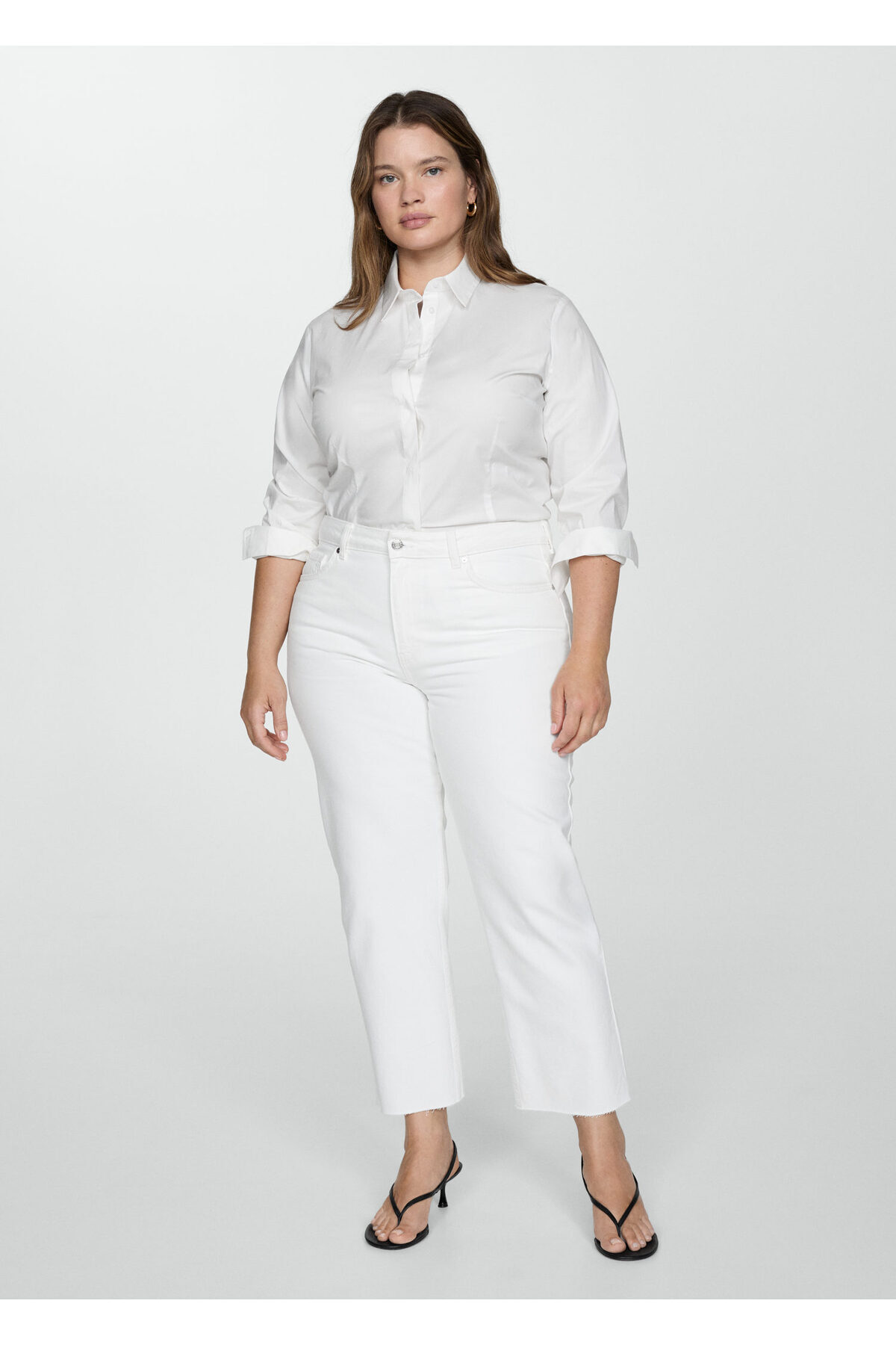 Beyaz Kadın Jeans 77050588