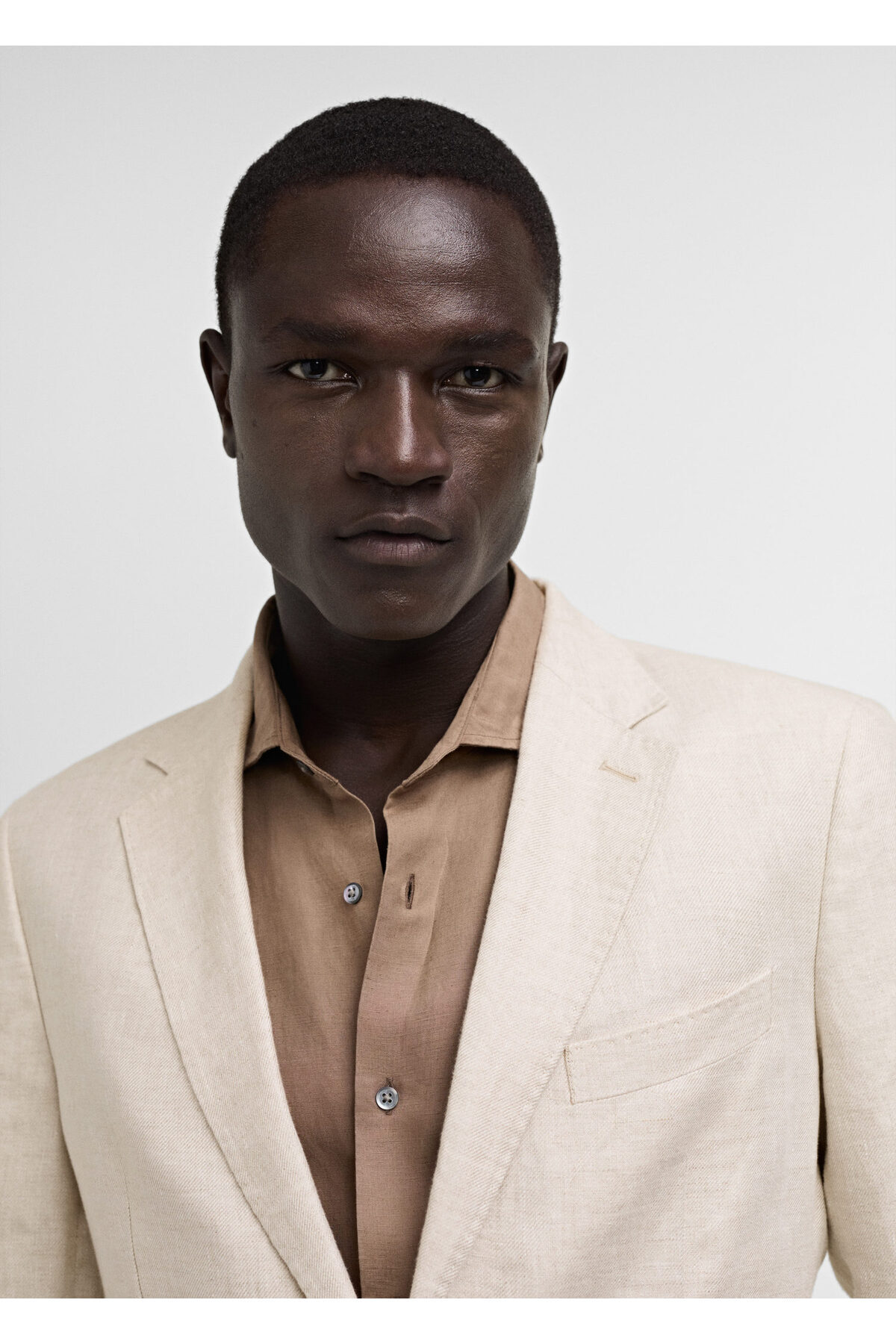 ژاکت مردانه بژ منگو | 77010585 اورجینال - تصویر 5