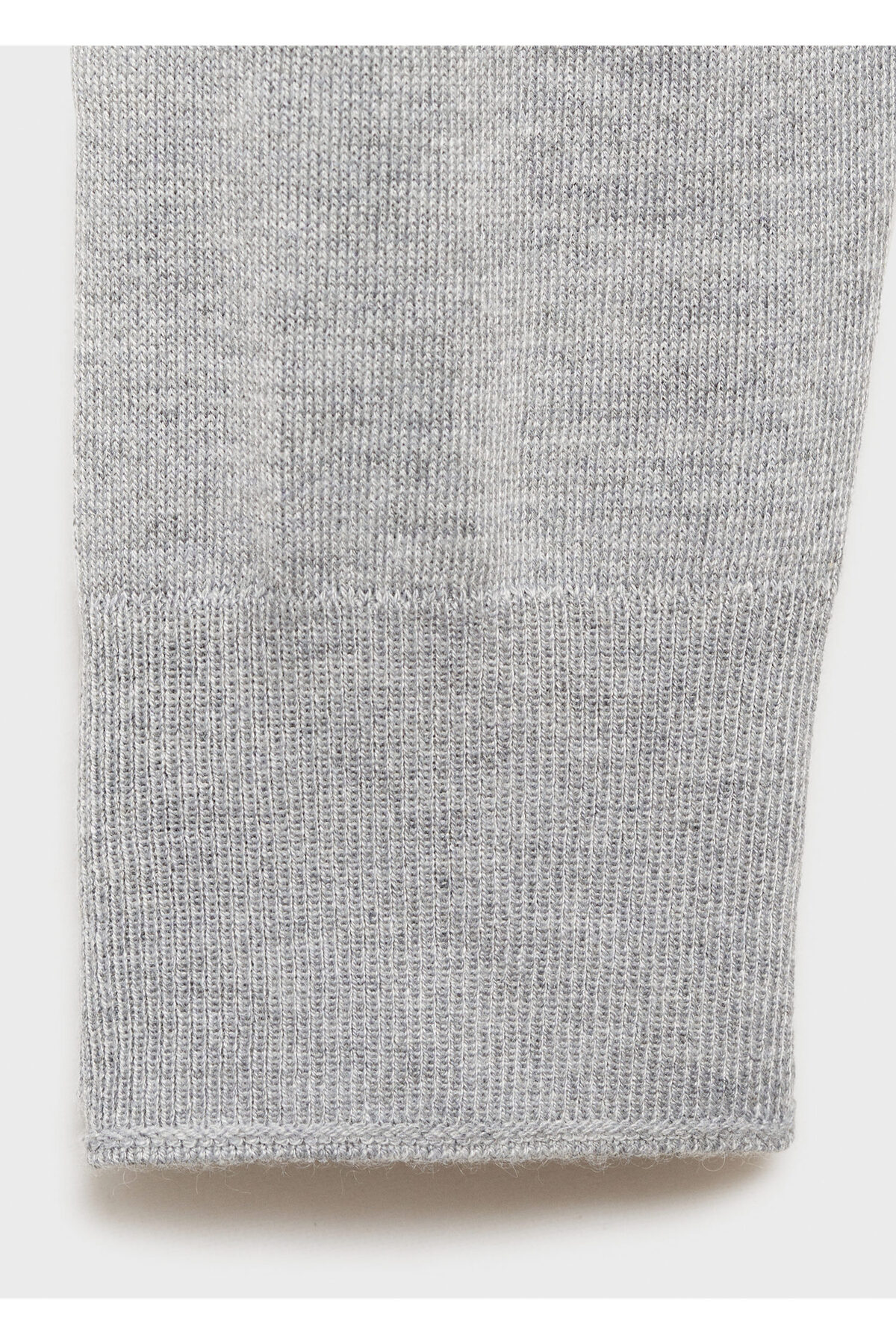 بافت و پلیور زنانه خاکستری منگوMANGO | 77088264 اورجینال - تصویر 7