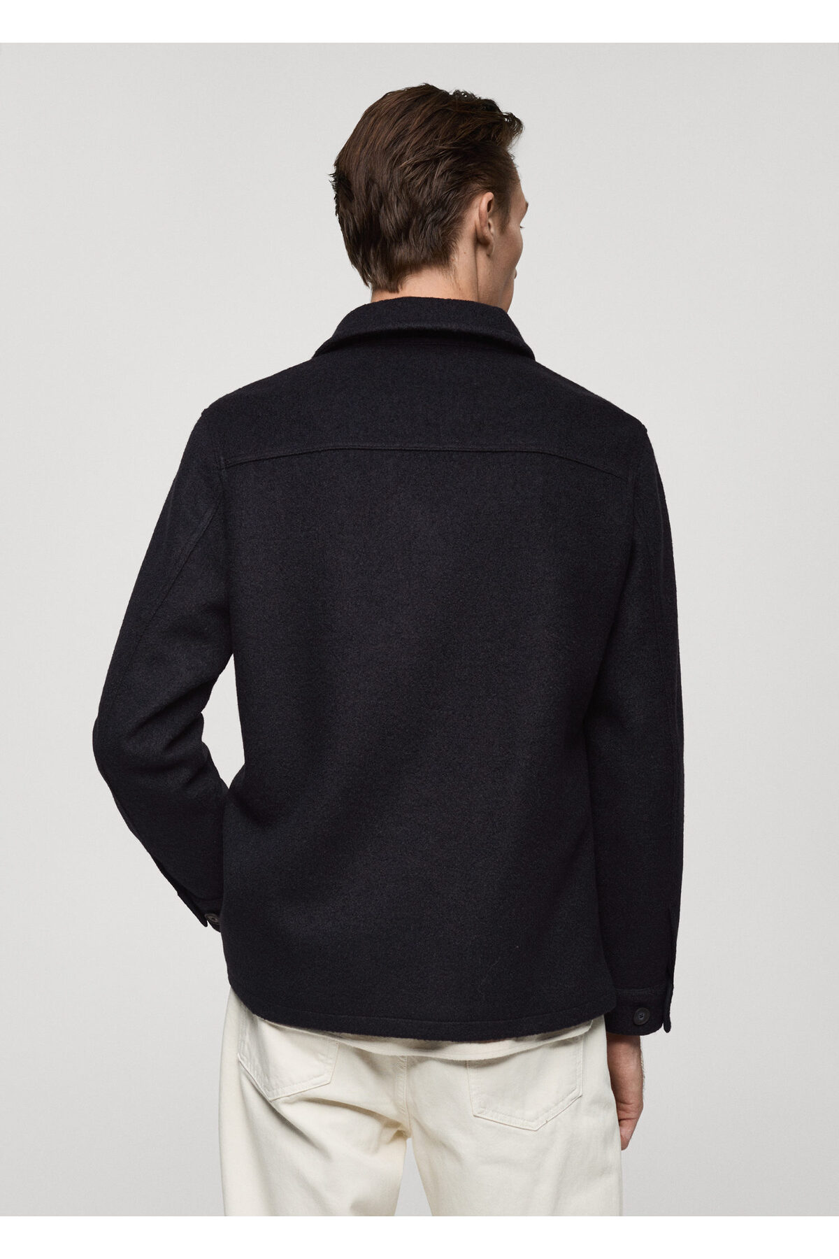 ژاکت مردانه آبی سرمه ای منگو | 77069227 اورجینال - تصویر 6