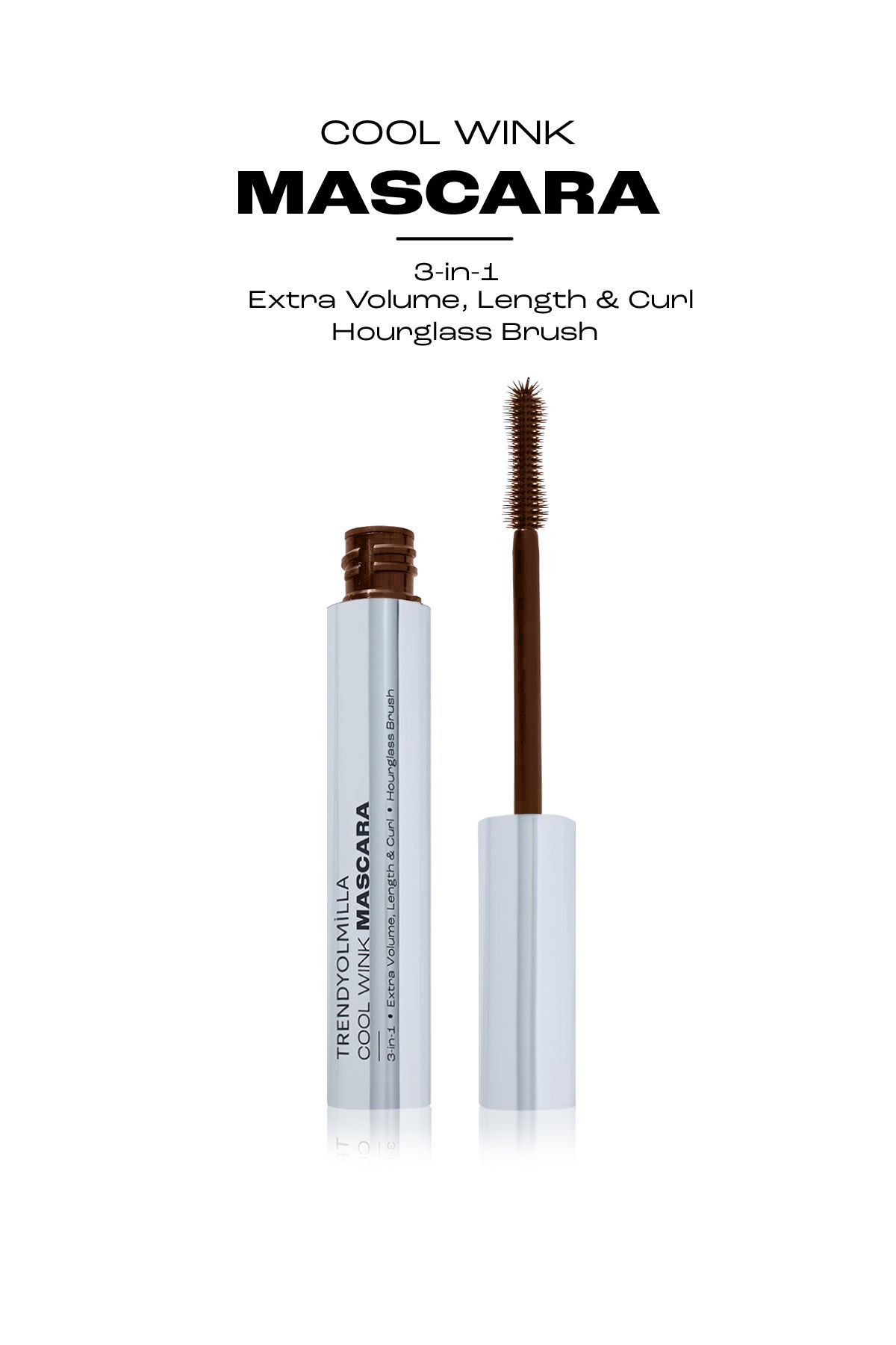 Trendyolmilla Beauty Brązowy Tusz Do Rzęs Z Długą, Kręconą Spódnicą - Extra Volume Tkzaw25ms00002 - One Size