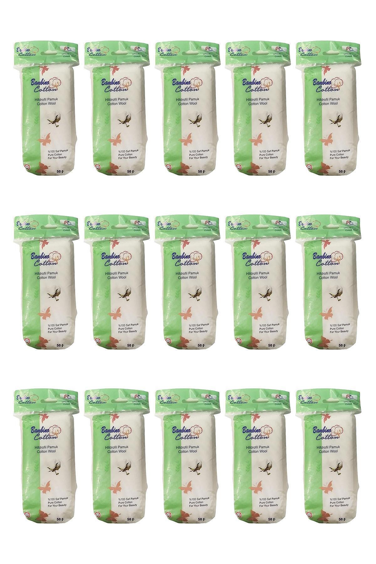 Bambino Cotton Hidrofil Saf Pamuk 50 Gr 15 Adet - Fiyatı, Yorumları