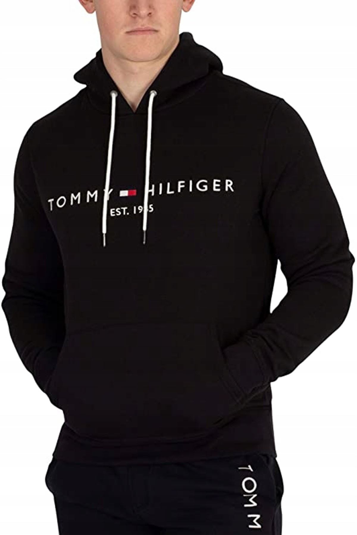 سویشرت مشکی مردانه Sweatshizir سیاه پوست MW0MW10752BAS Tommy Hilfiger