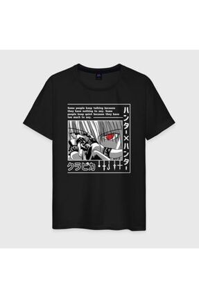 Anime Killua Zoldyck Logosu Siyah Unisex Tshirt Model 222 06129