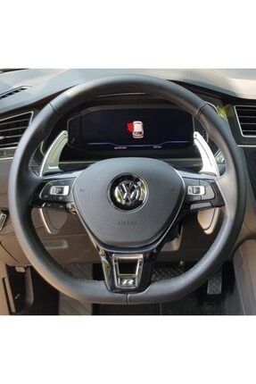 Volkswagen Tiguan 2016+ Direksiyon F1 Kulakcık Silver Paddle Shift Metal GL-PF46