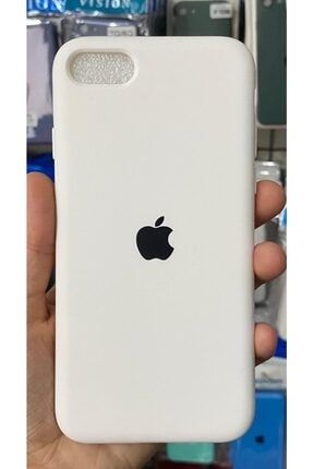 Iphone 7/8 Ve Se 2020 Uyumlu Logolu Beyaz Içi Kadife Aa Kalite Lansman selogo