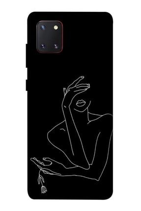 Galaxy Note 10 Lite Uyumlu Kılıf Baskılı Desenli Silikon Kılıf A++-7087 GalaxyNote10Litekılıf-Zipax7087