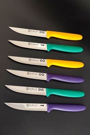 Meyve Sebze Bıçağı 6 Parça 20 Cm Colourful GTR-2715
