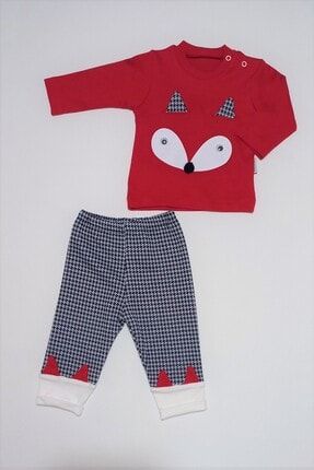 Unisex Çocuk Kırmızı Pijama Takımı 87890000