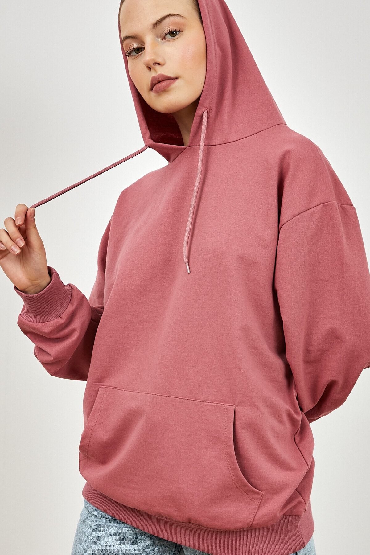 Tonny Black Sweatshirt Rosa Oversized Fast ausverkauft